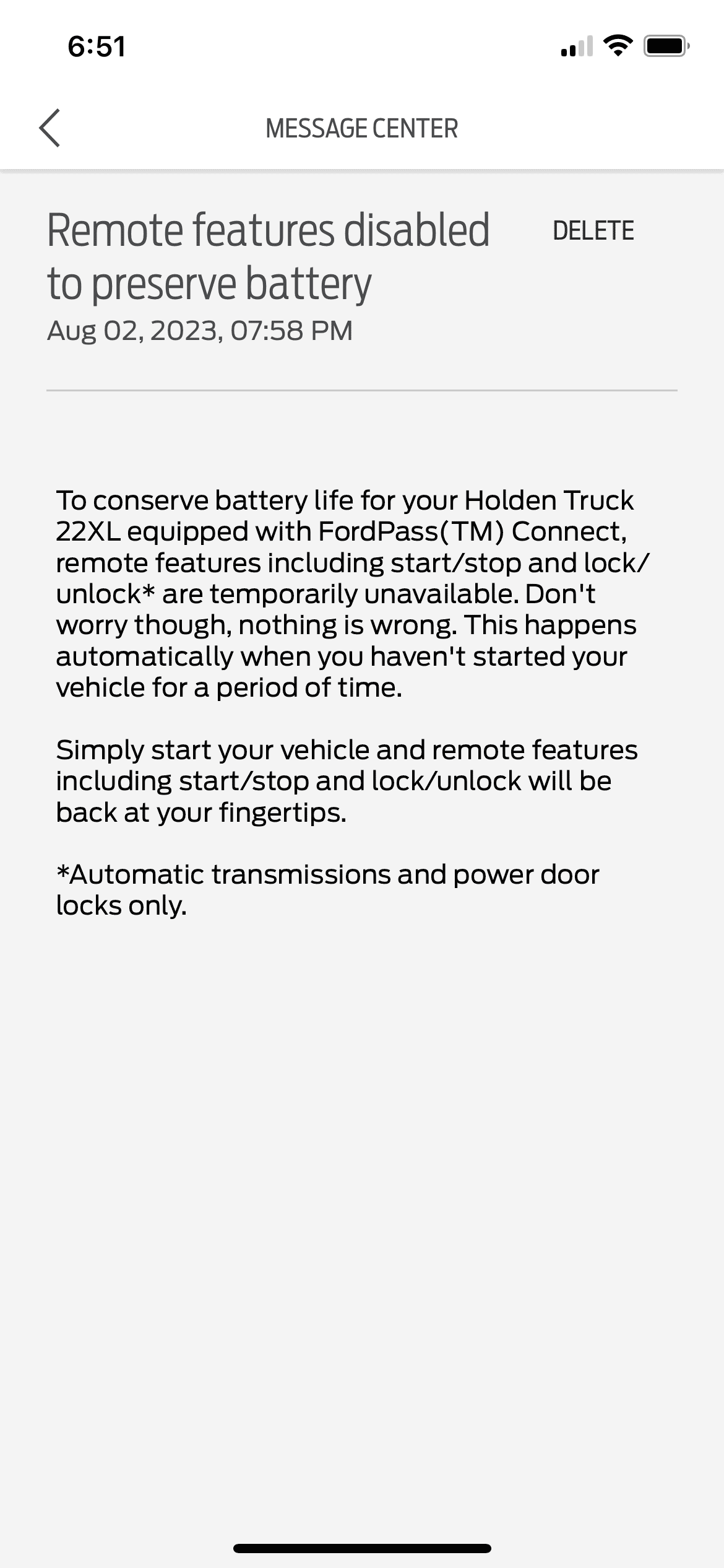 Ford F-150 Service Engine Soon & Battery Conservation image2