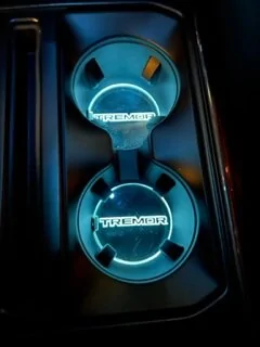 Ford F-150 Cup holder light installation / media bin light / glove box light / ambient lighting change image2