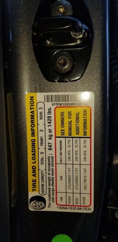 Ford F-150 2021 F-150 Payload Stickers image_0