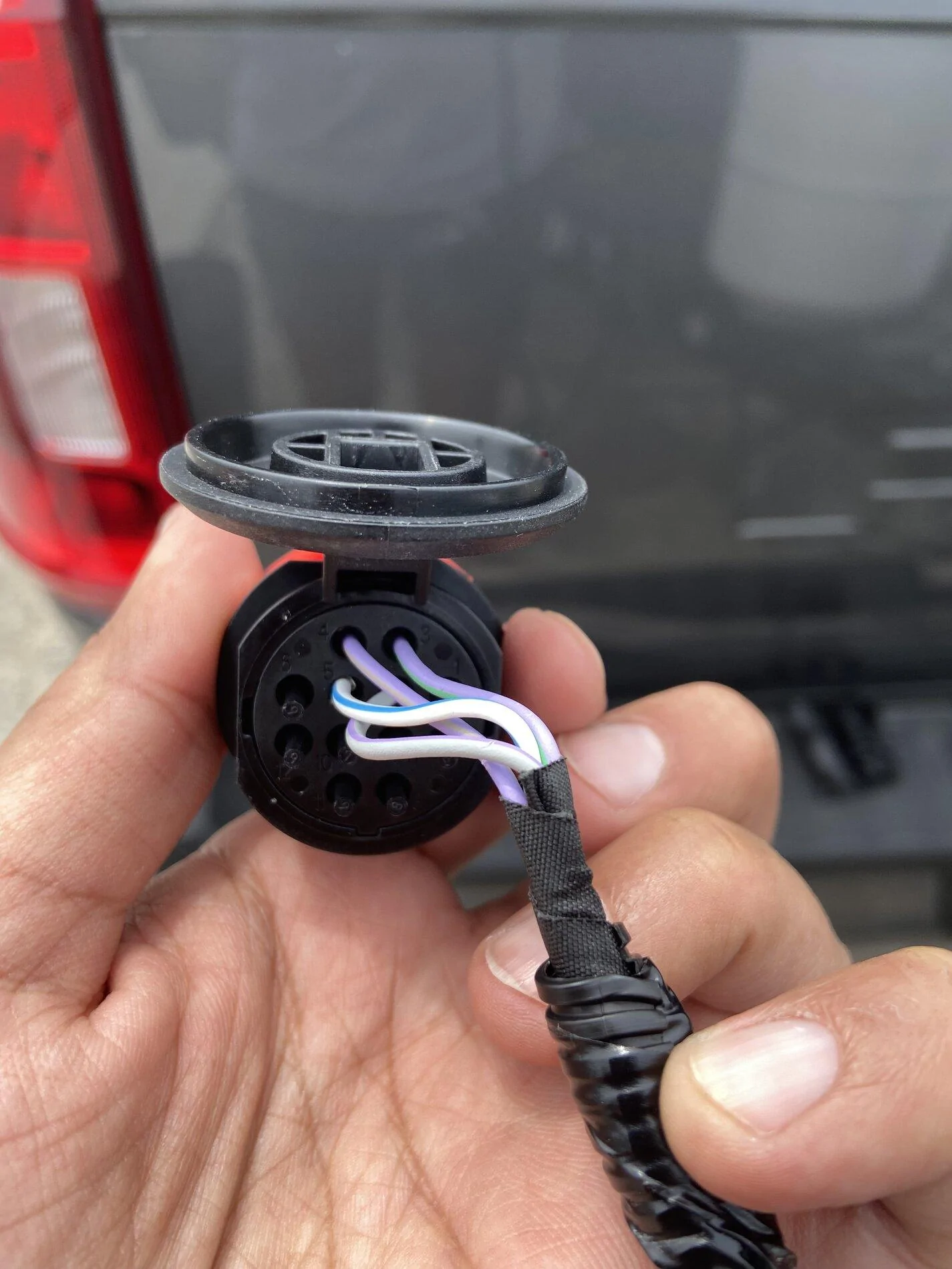 Ford F-150 Ford Pro Trailer Backup Assist Sensor Install Guide (2021 F-150) IMG-0790