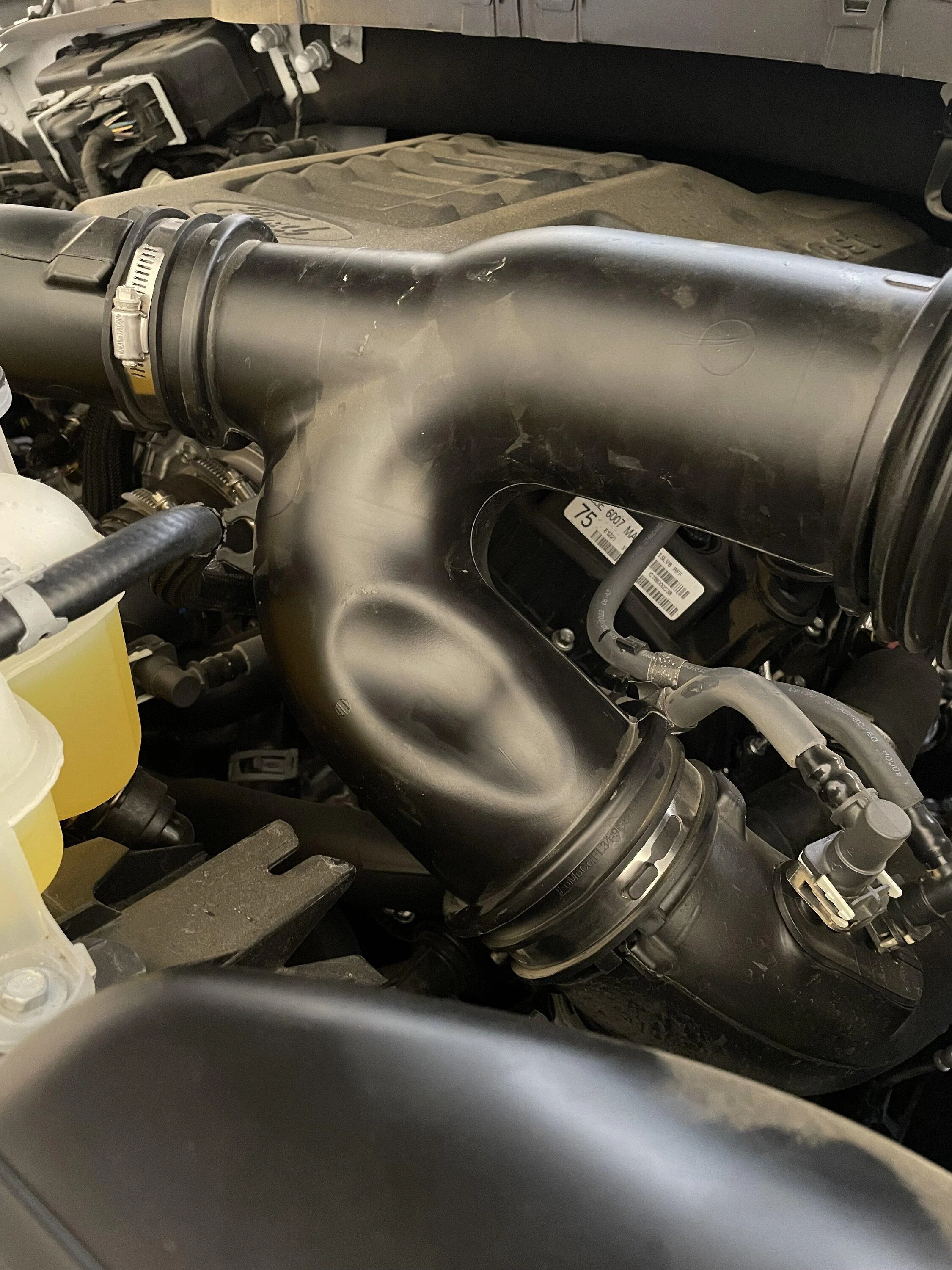 Ford F-150 Dent in Intake Tubing IMG-1805
