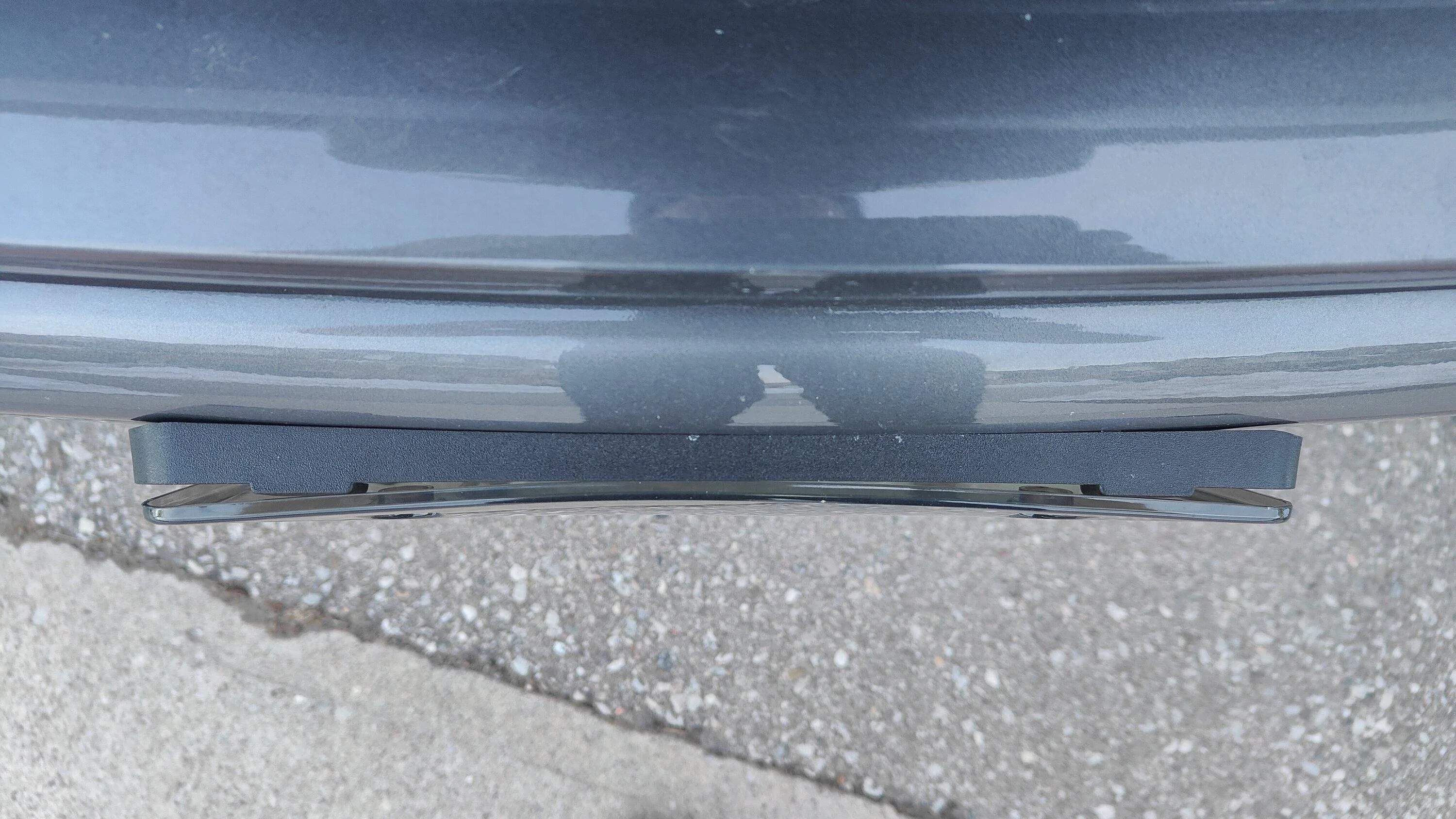 Ford F-150 Smoked License plate cover compatible with OEM front bracket IMG20230318192713