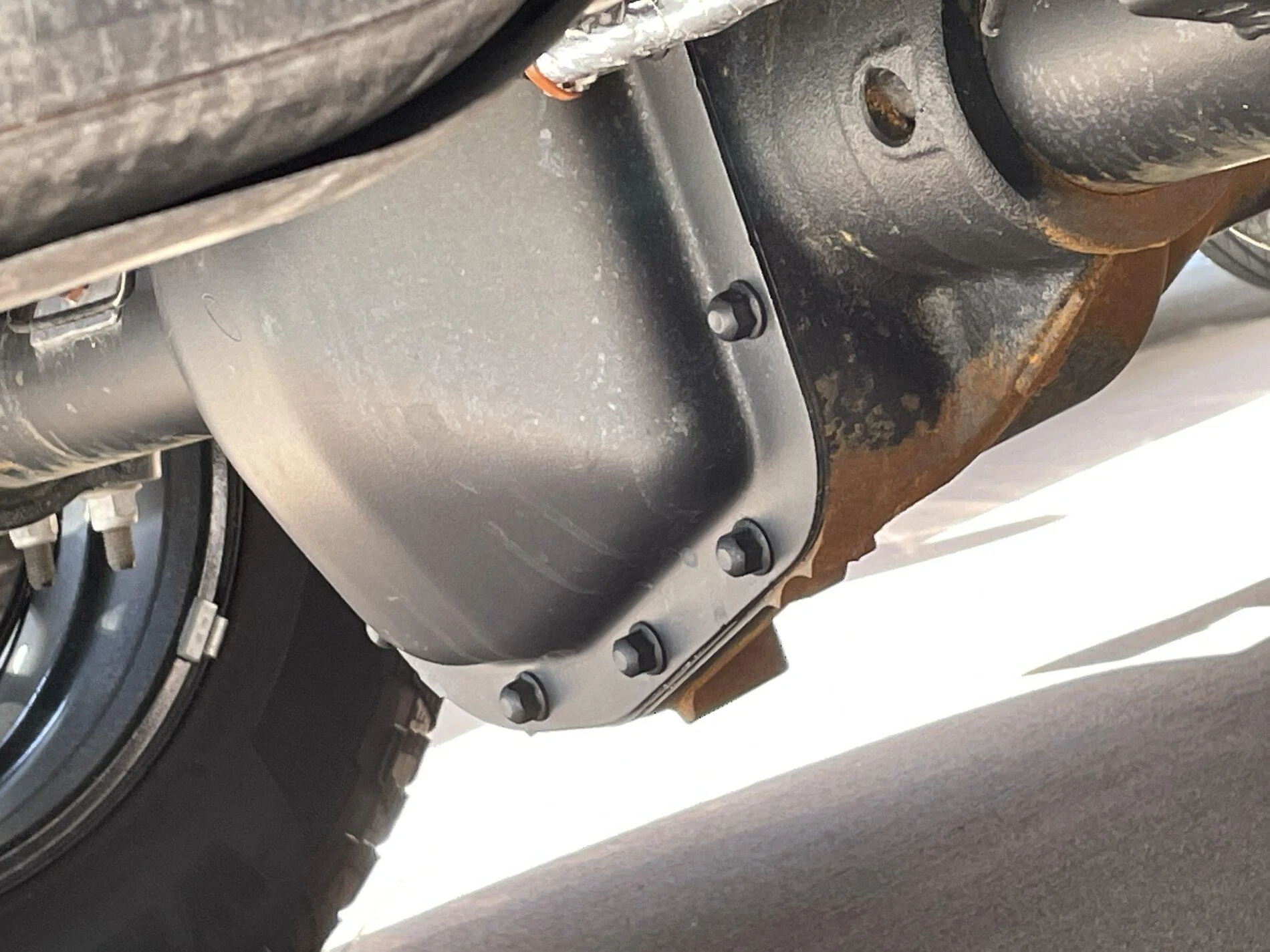 Ford F-150 Rust on rear end of 2021 F-150 -- any others? IMG_0054 1