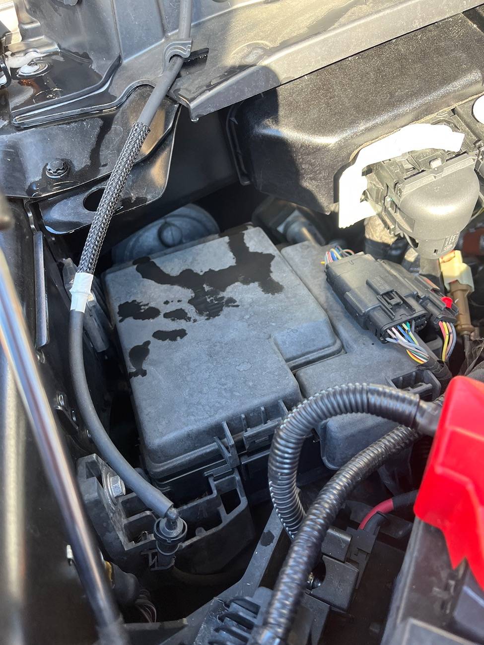 Ford F-150 Water leaking in engine bay IMG_0092