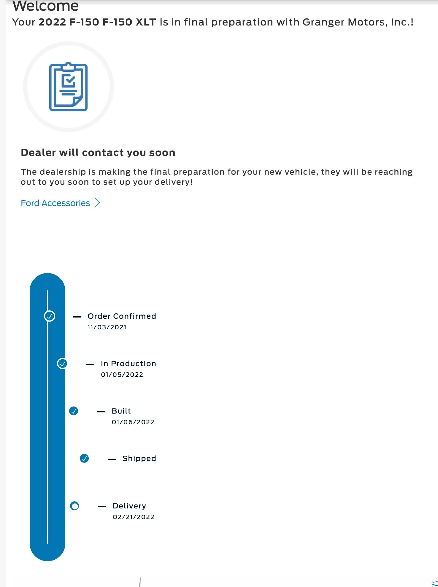 Ford F-150 01/03/22 Build Week IMG_0141