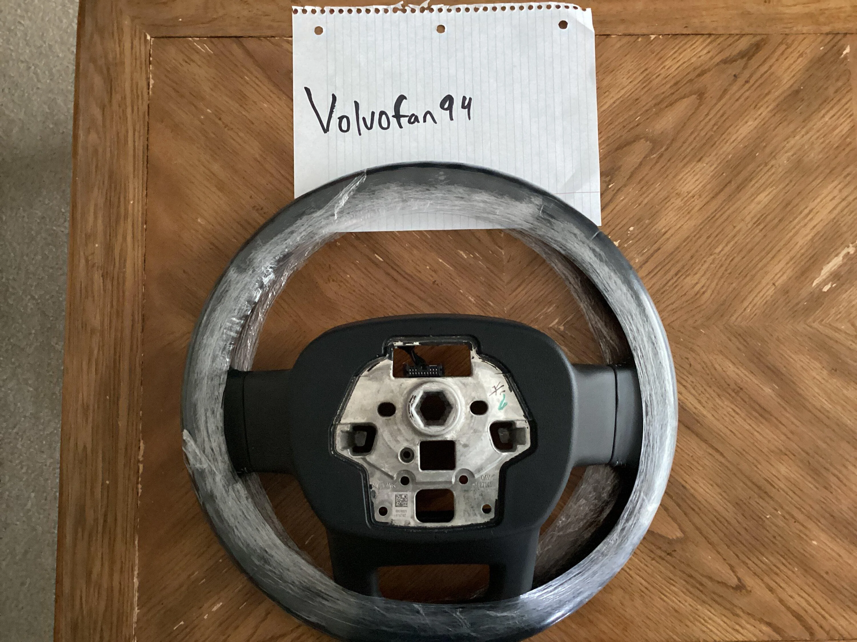 Ford F-150 XLT 302a Leather Wrapped non-Heated Steering Wheel IMG_0142