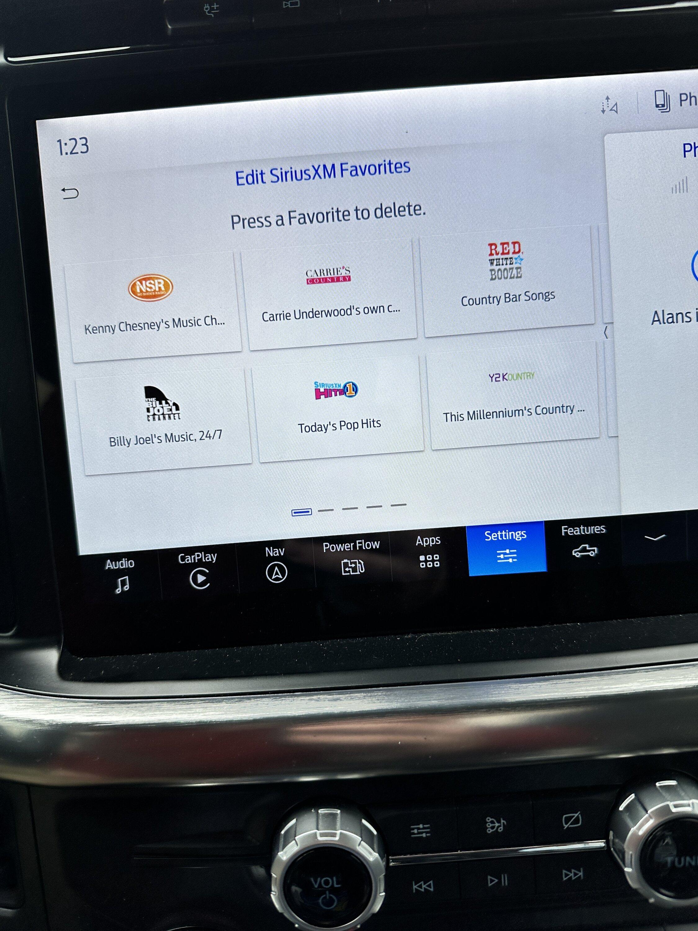 Ford F-150 Sirius XM Presets Resetting IMG_0182.JPG