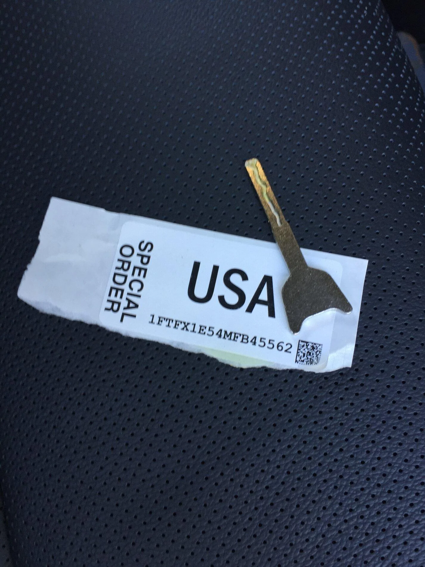 Ford F-150 Found under the passenger seat IMG_0188