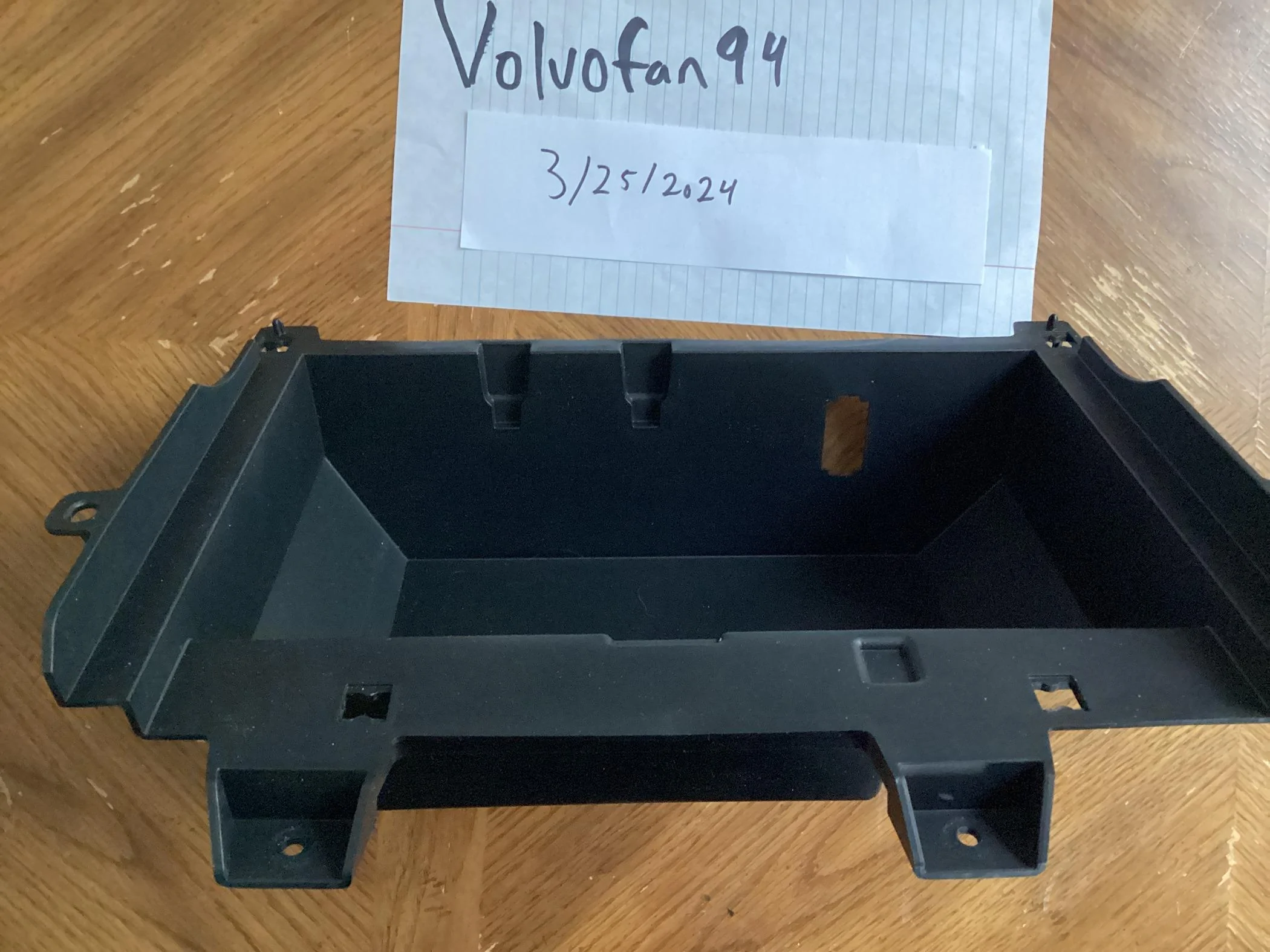 Ford F-150 Media Bin with Cutout for Ambient Interior Light IMG_0199