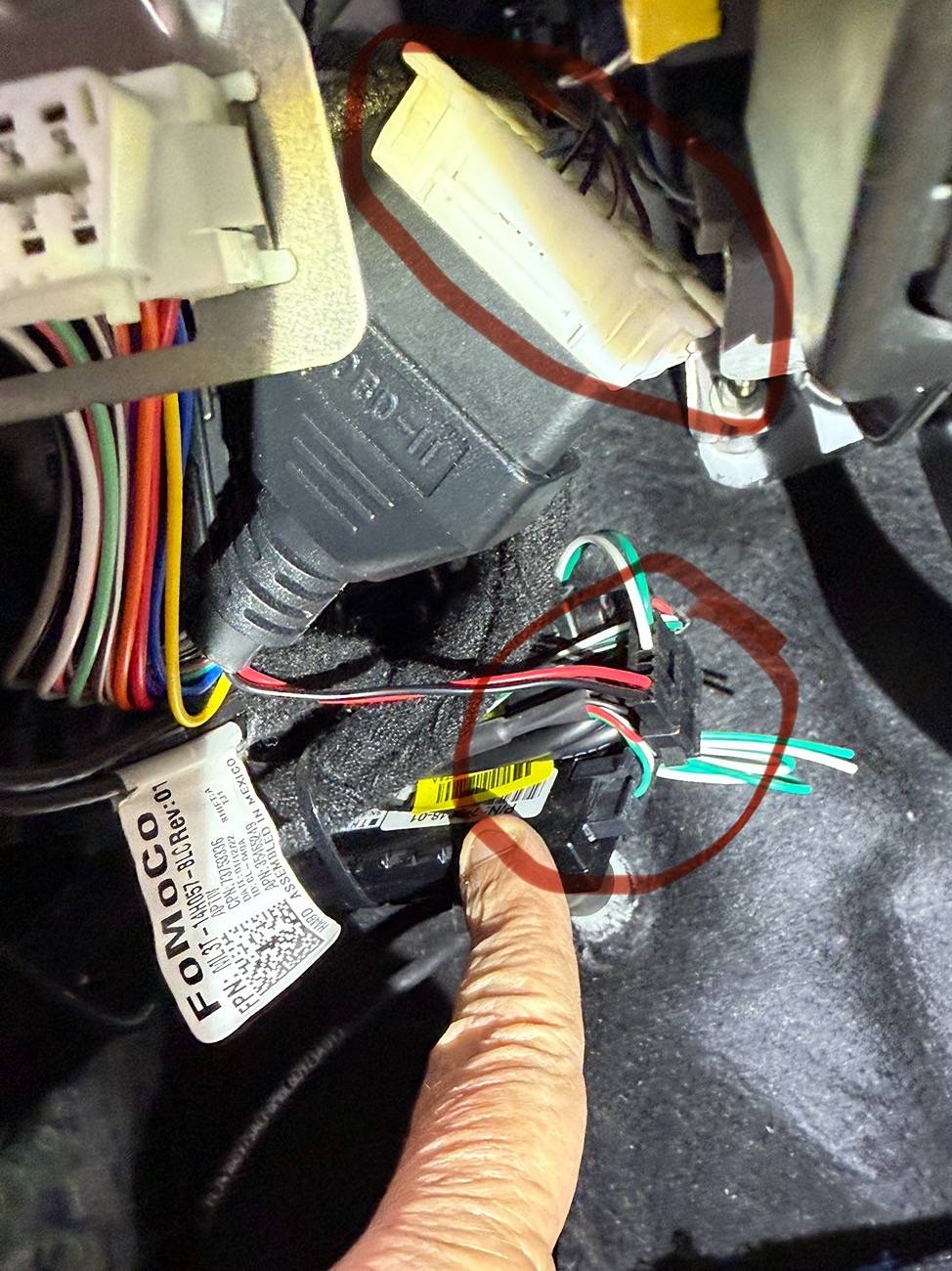 Ford F-150 LoJack removal IMG_0210