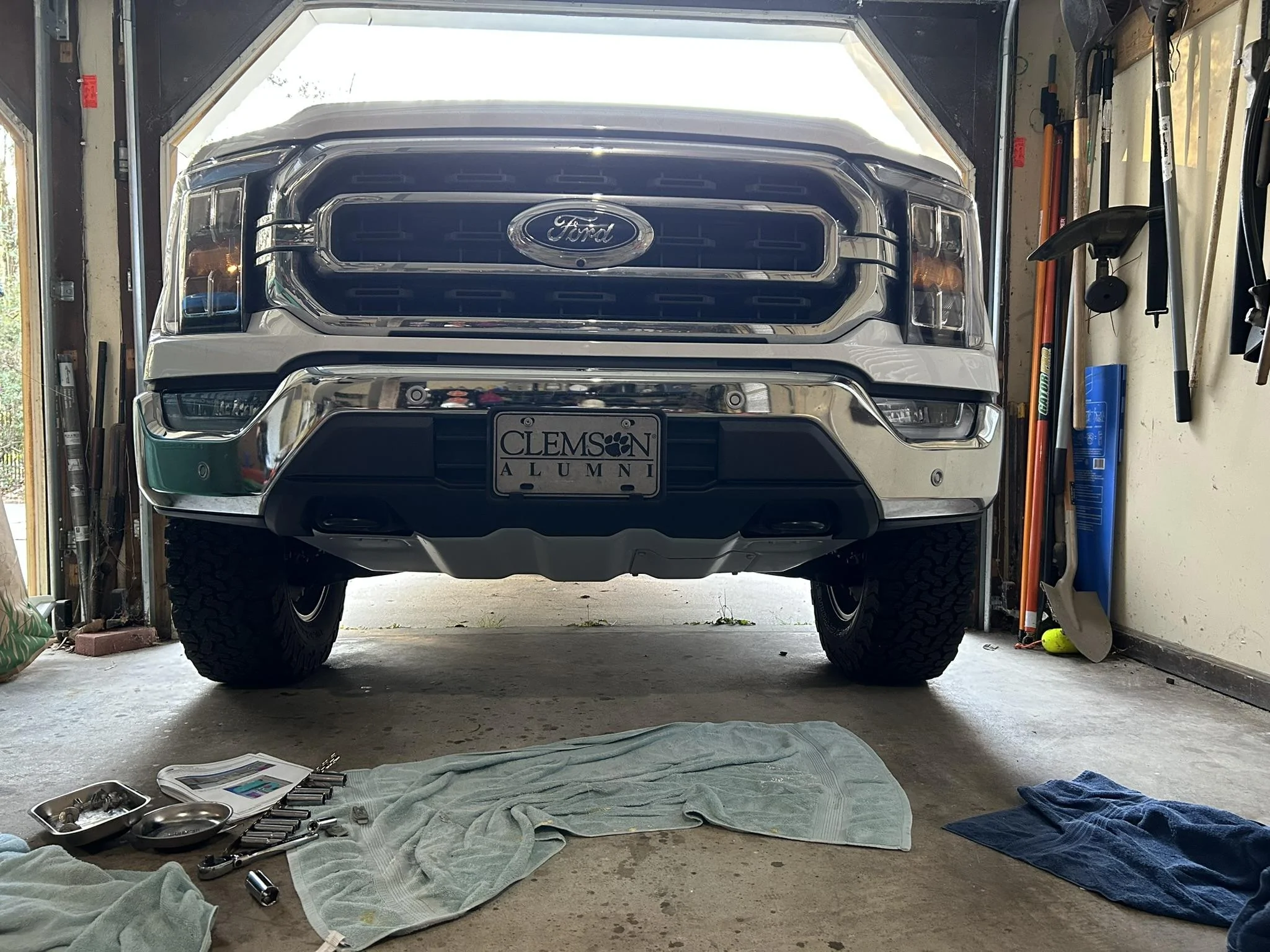 Ford F-150 F-150 Tremor Skid plate installed IMG_0244