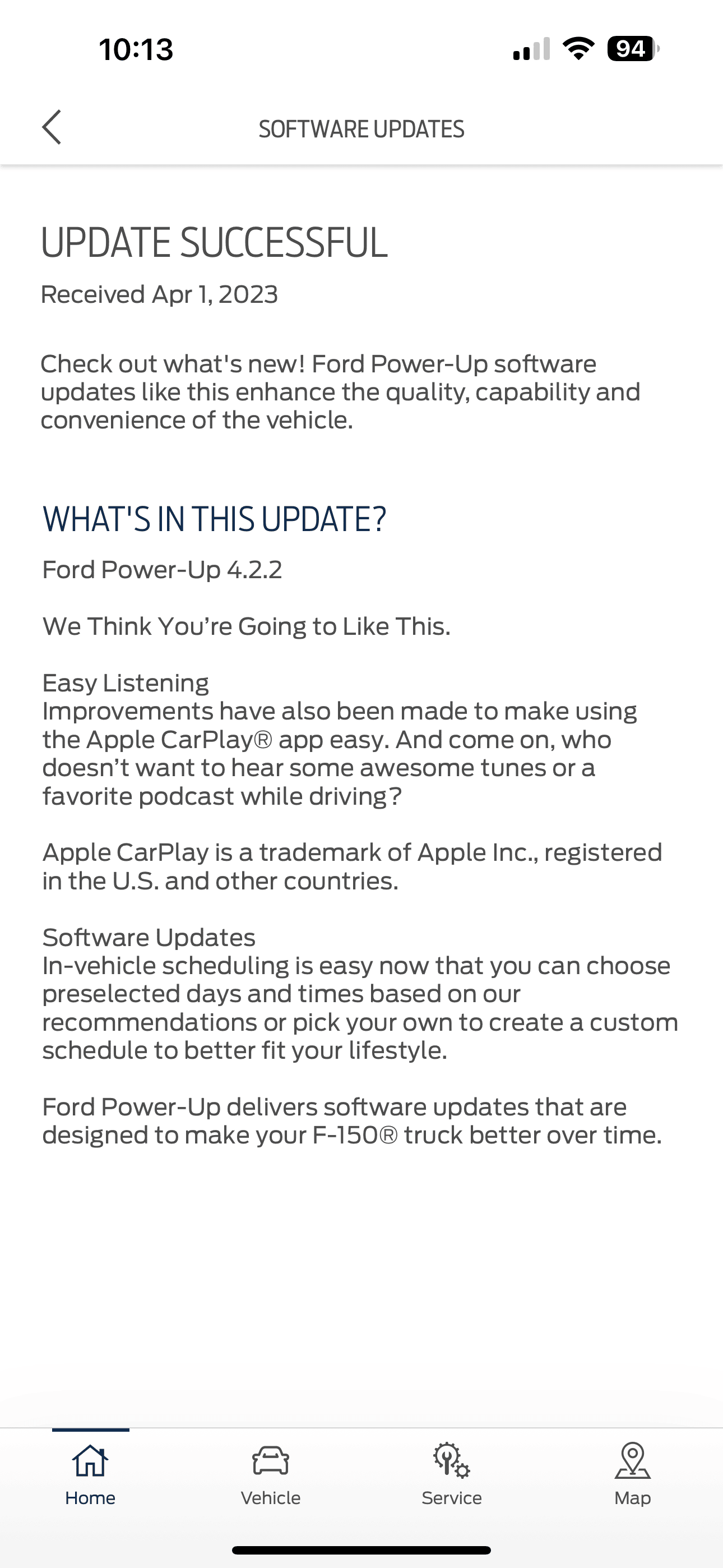 Ford F-150 Power-Up 4.2.2 Software with CarPlay Update! IMG_0257