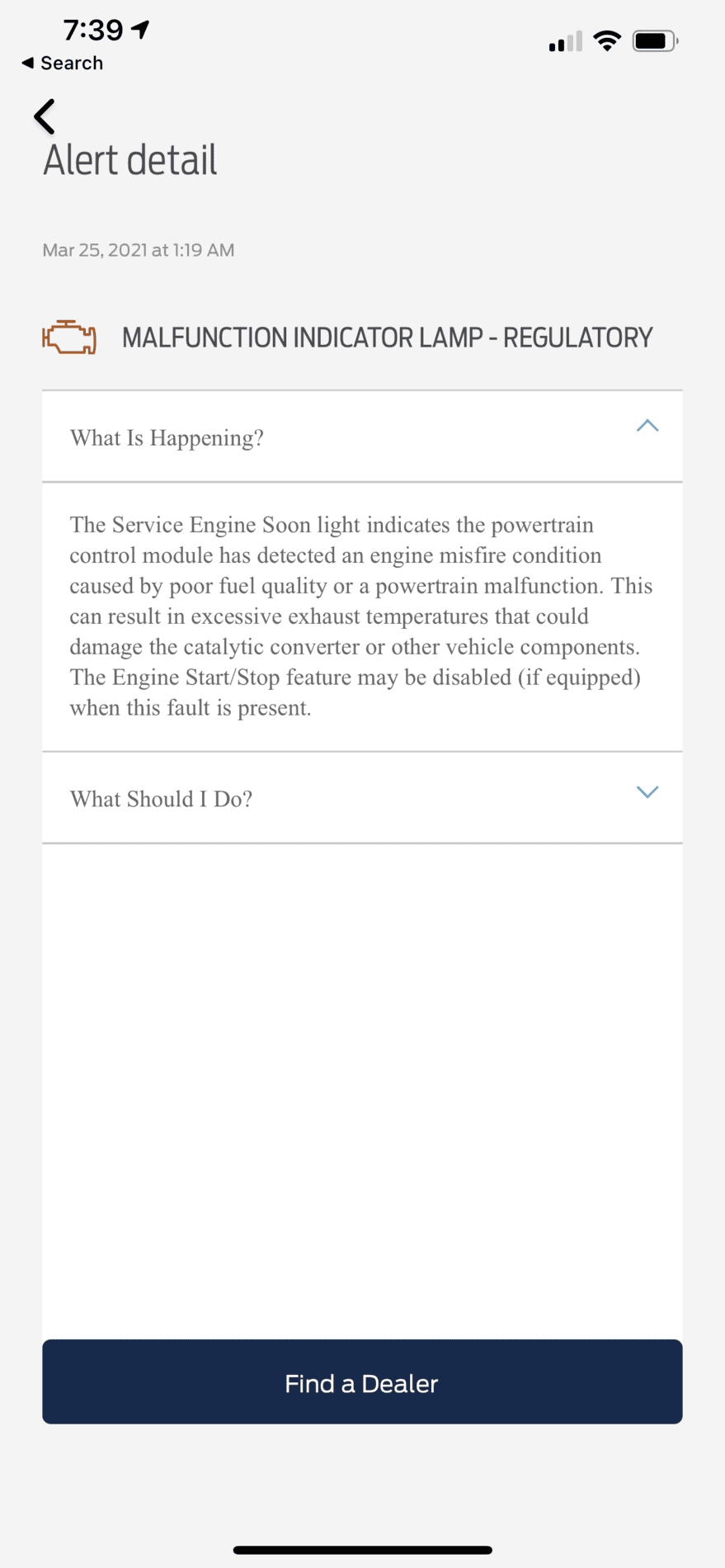 Ford F-150 285 miles in and CEL on IMG_0279.PNG