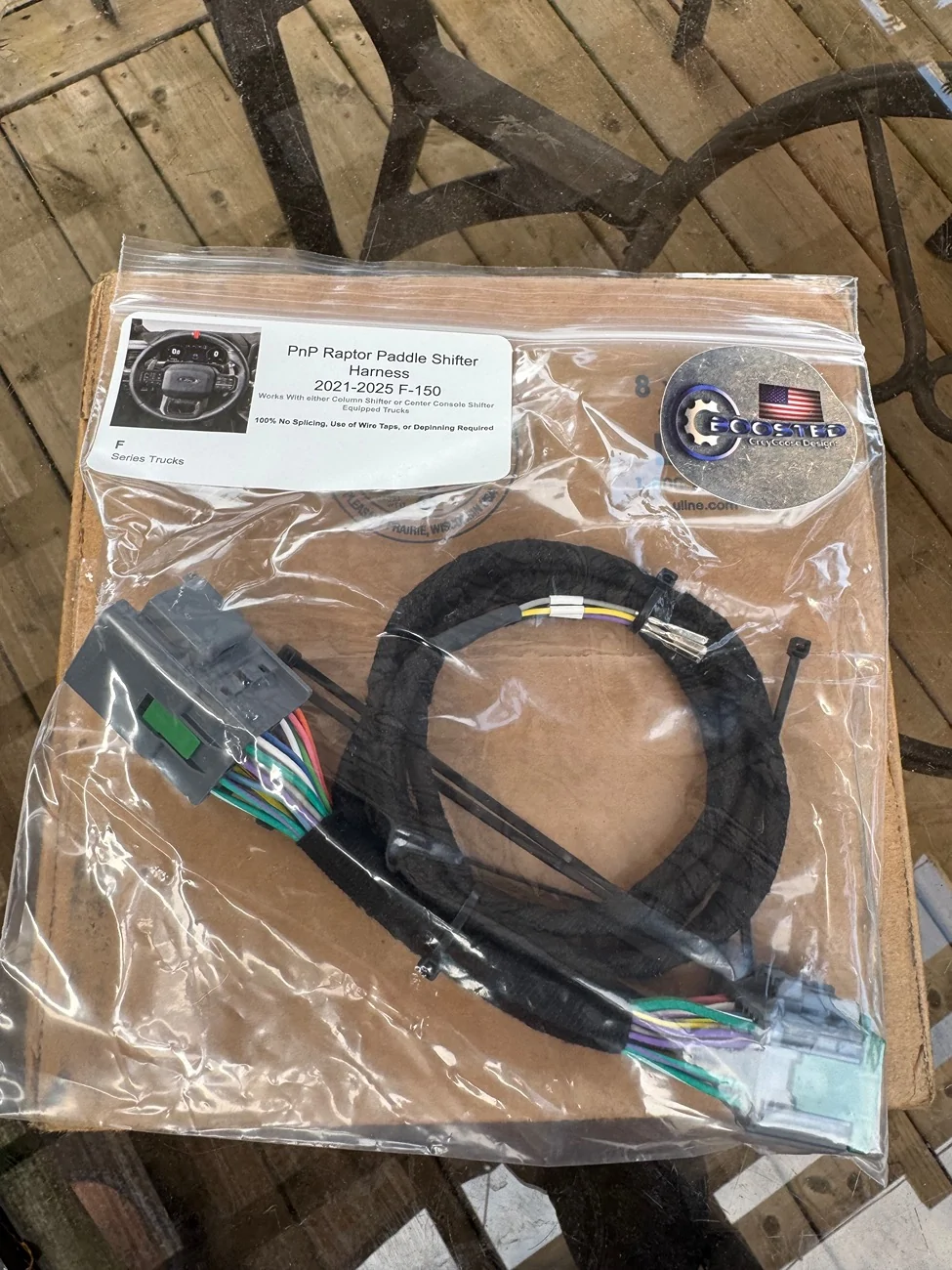 Ford F-150 2024 XLT - Paddle shifter harness choices IMG_0281