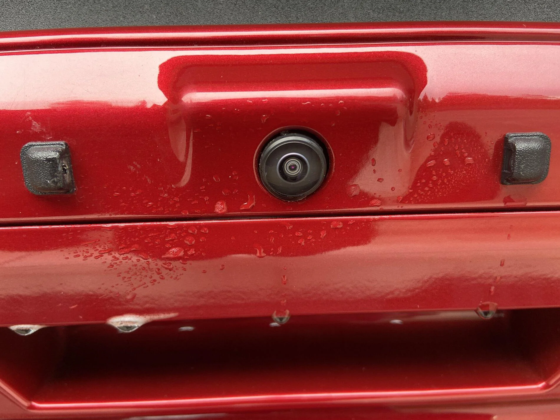 Ford F-150 Backup Camera in rainy conditions IMG_0292