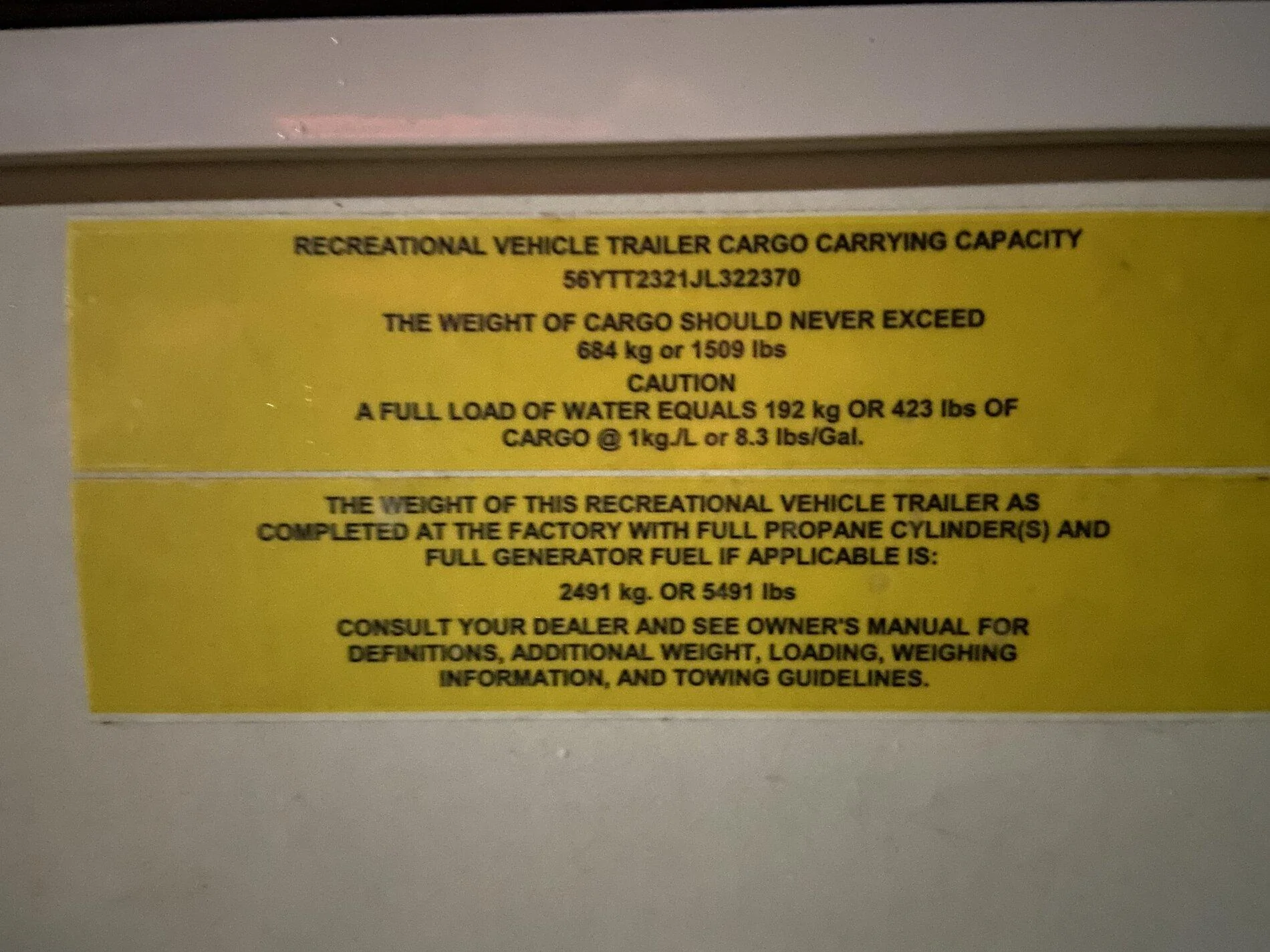 Ford F-150 First trip with trailer. IMG_0304