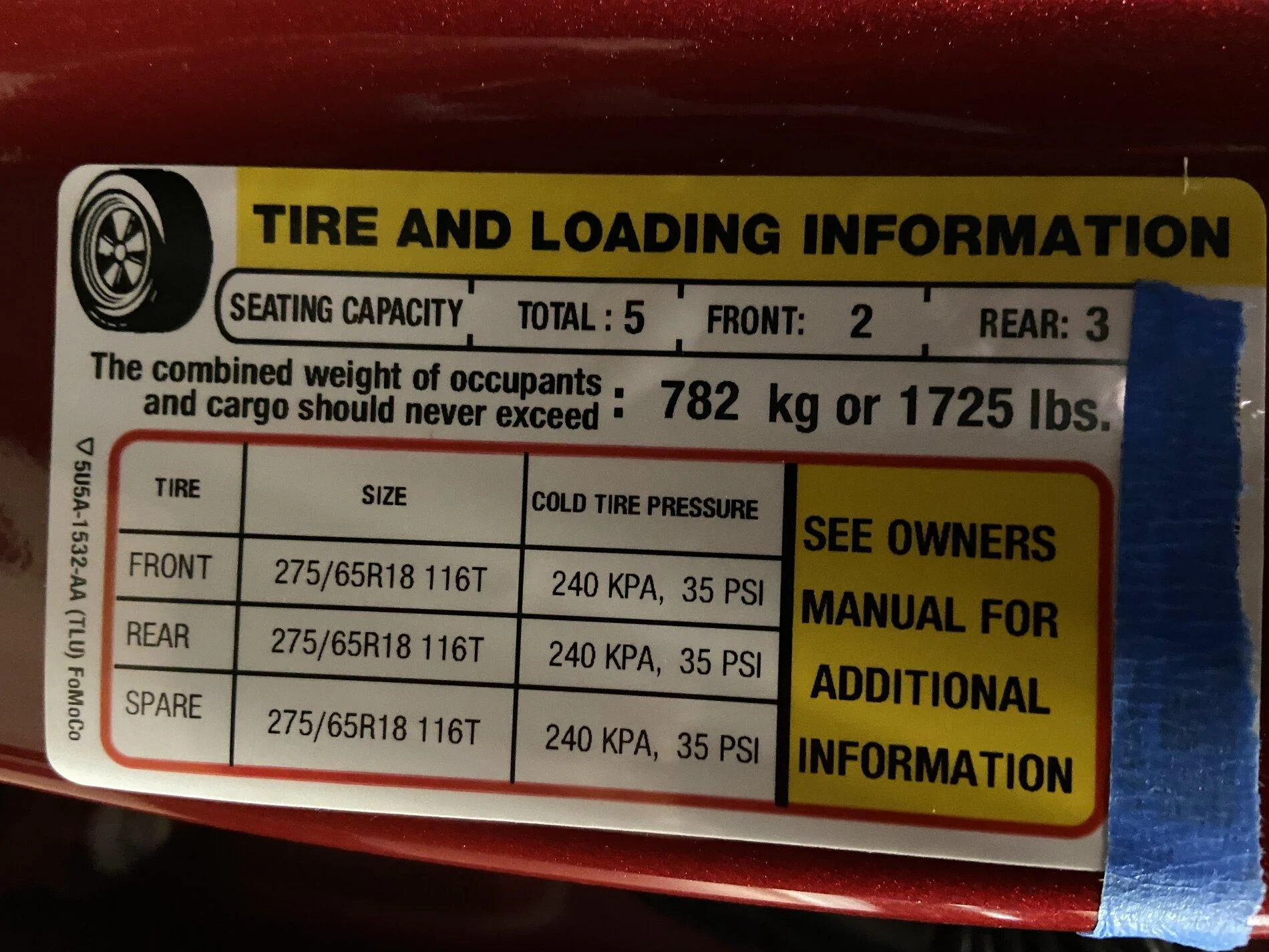Ford F-150 First trip with trailer. IMG_0314