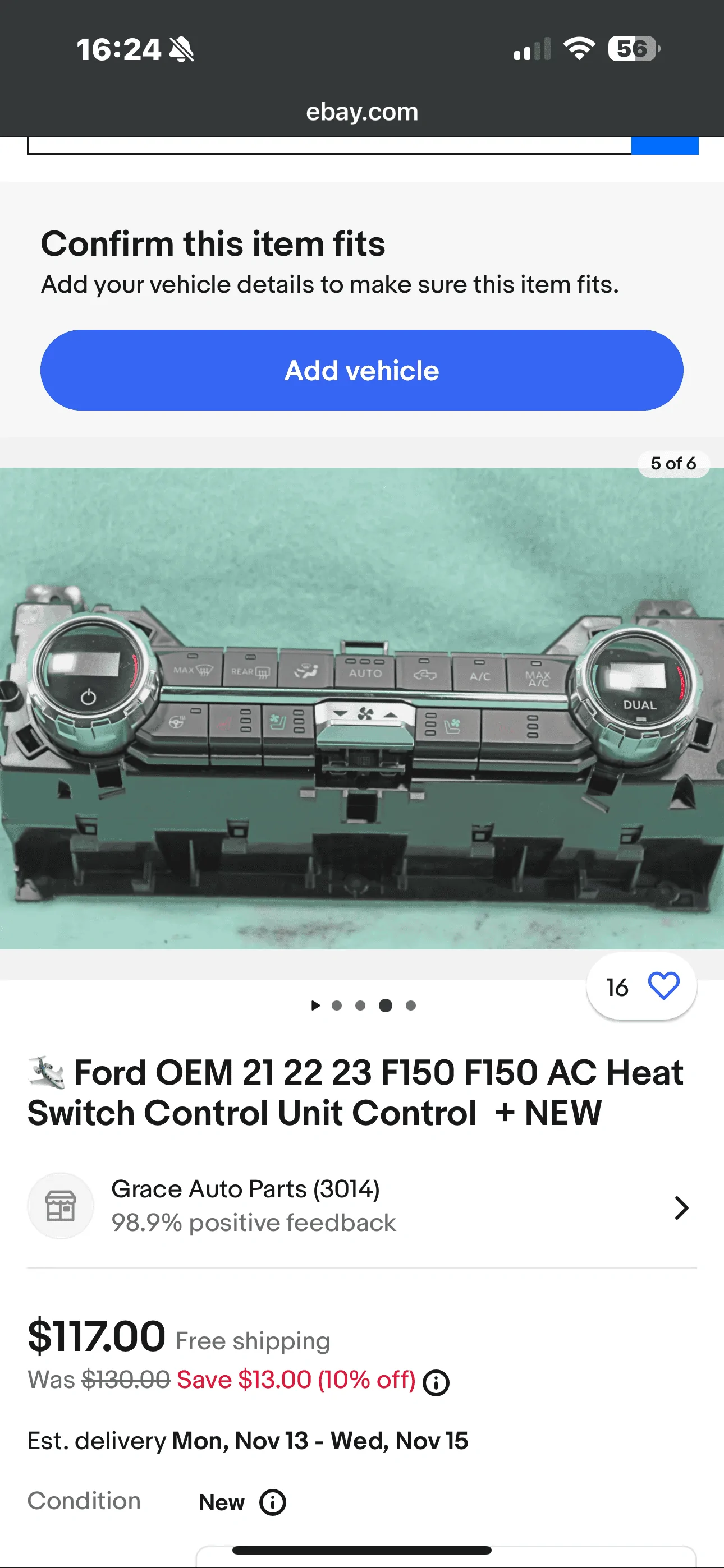 Ford F-150 Temperature readout showing in HVAC control knobs for 2023 F-150? IMG_0361
