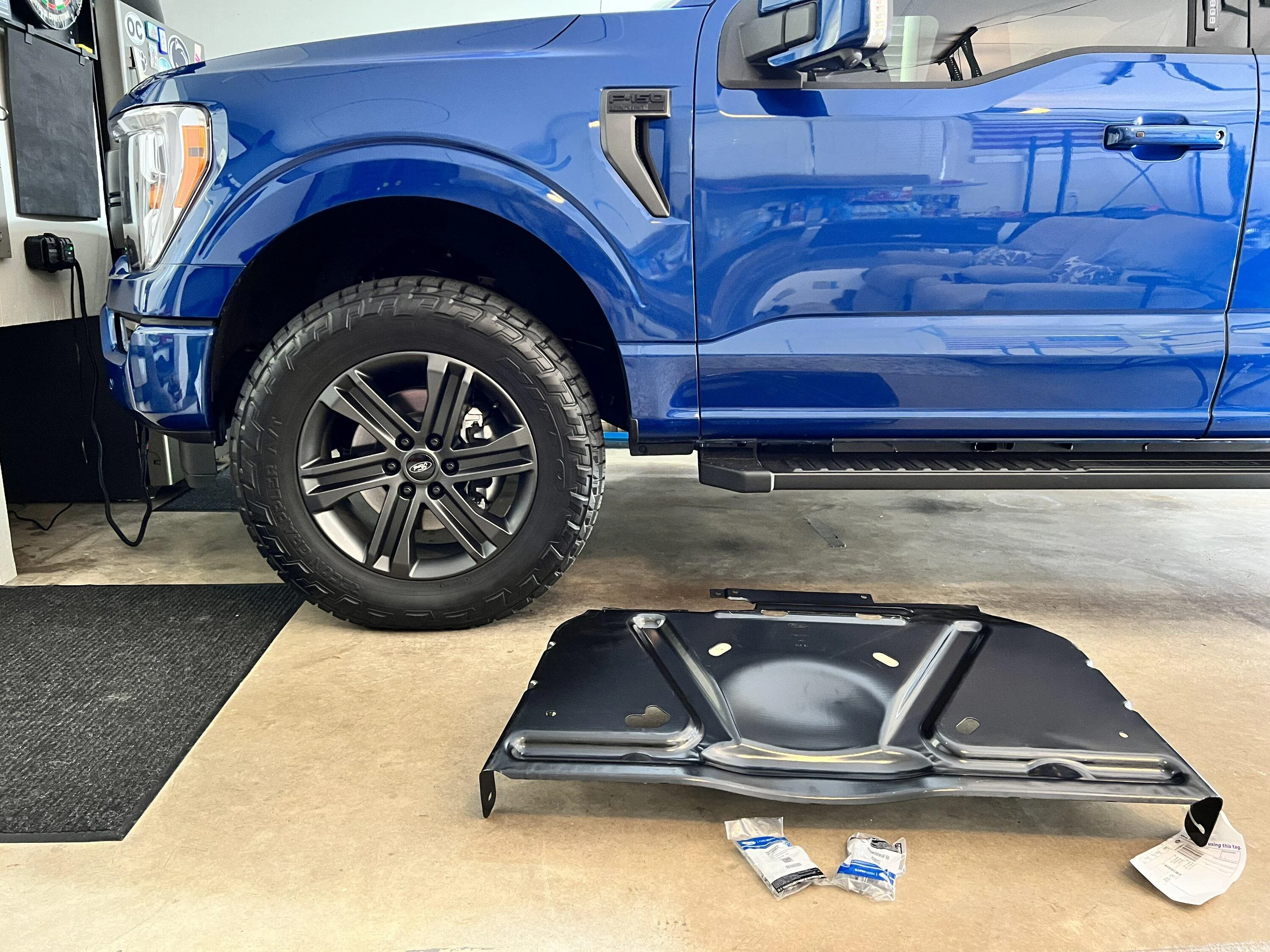 Ford F-150 Factory catalytic converter protection IMG_0442