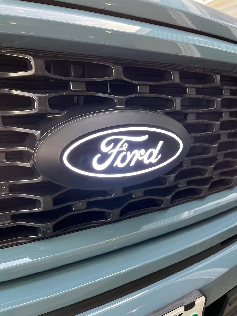Ford F-150 Illuminated Ford Front Emblem Option IMG_0452