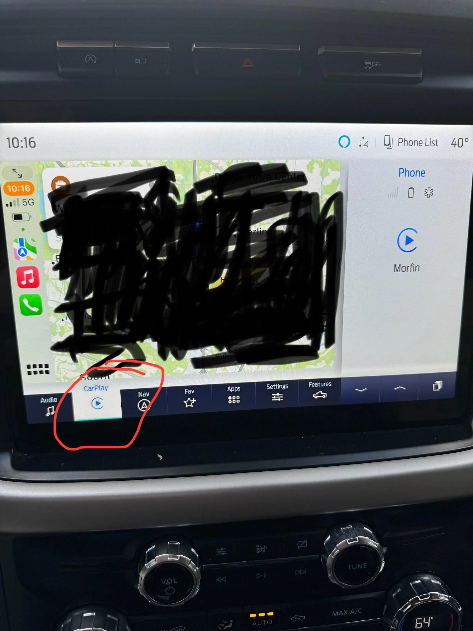 Ford F-150 iPhone says it’s not connected IMG_0466