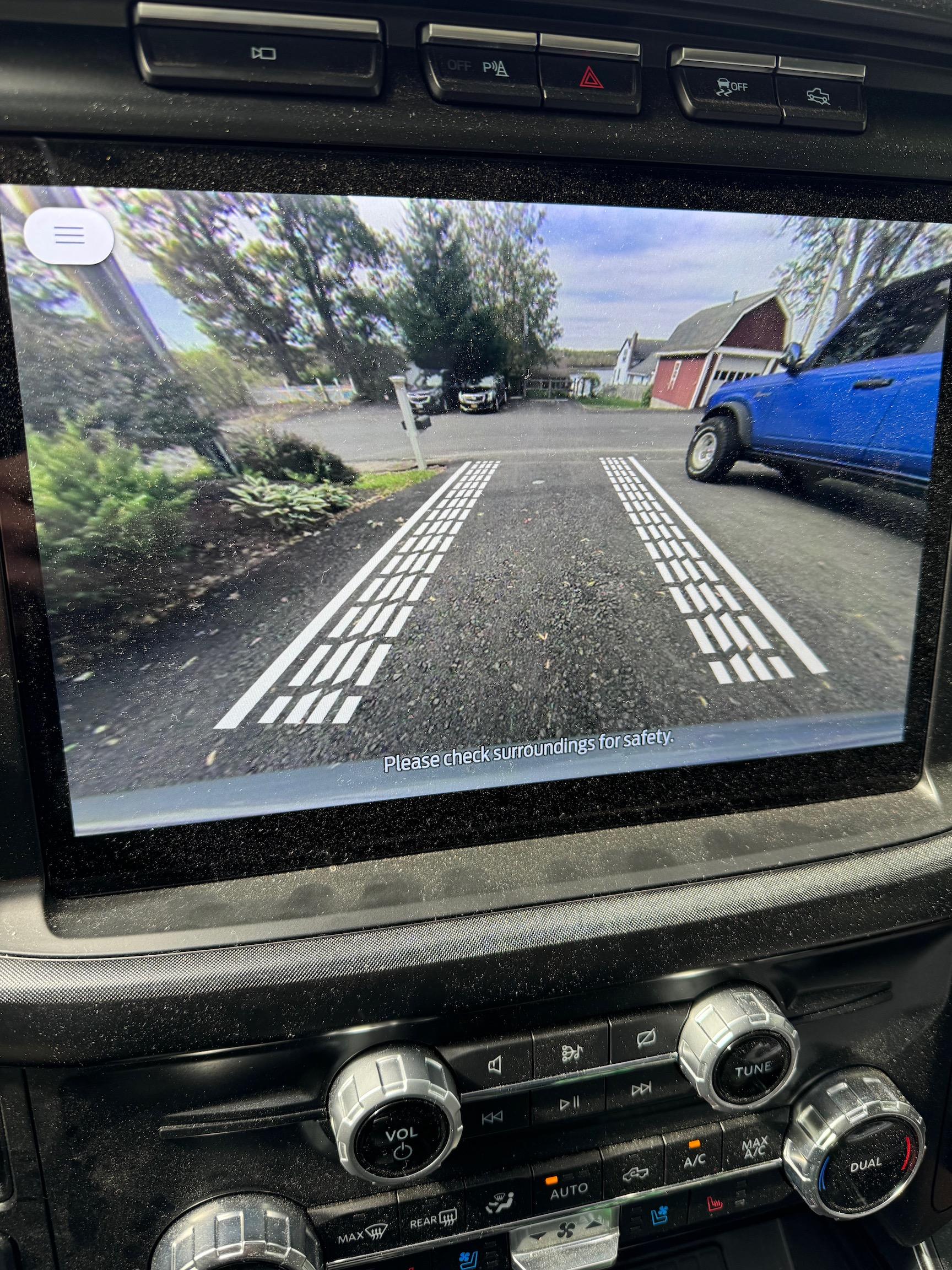 Ford F-150 How to turn on Rock Crawl Front Camera Projected Guide Lines???? IMG_0495