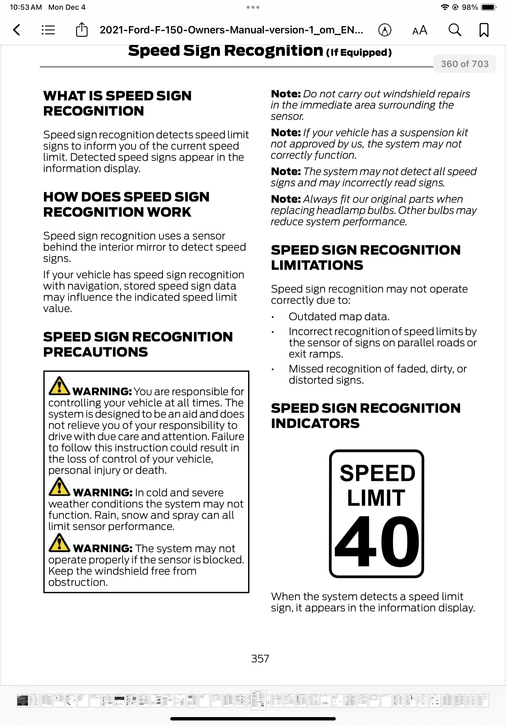 Ford F-150 Sudden Speed Change on Adaptive Cruise IMG_0514