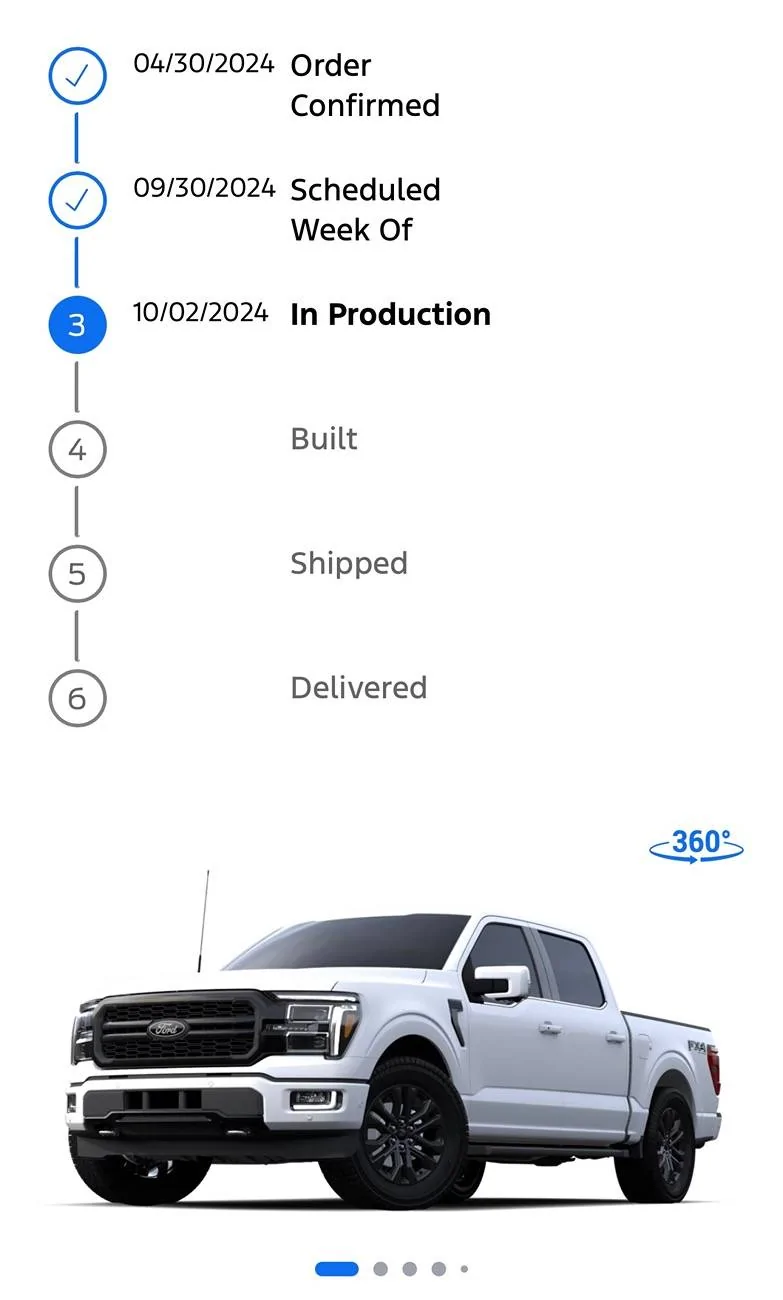 Ford F-150 2024 F-150 Scheduling This Week (8/22/24) for Production Weeks 9/30 - 10/14 IMG_0569