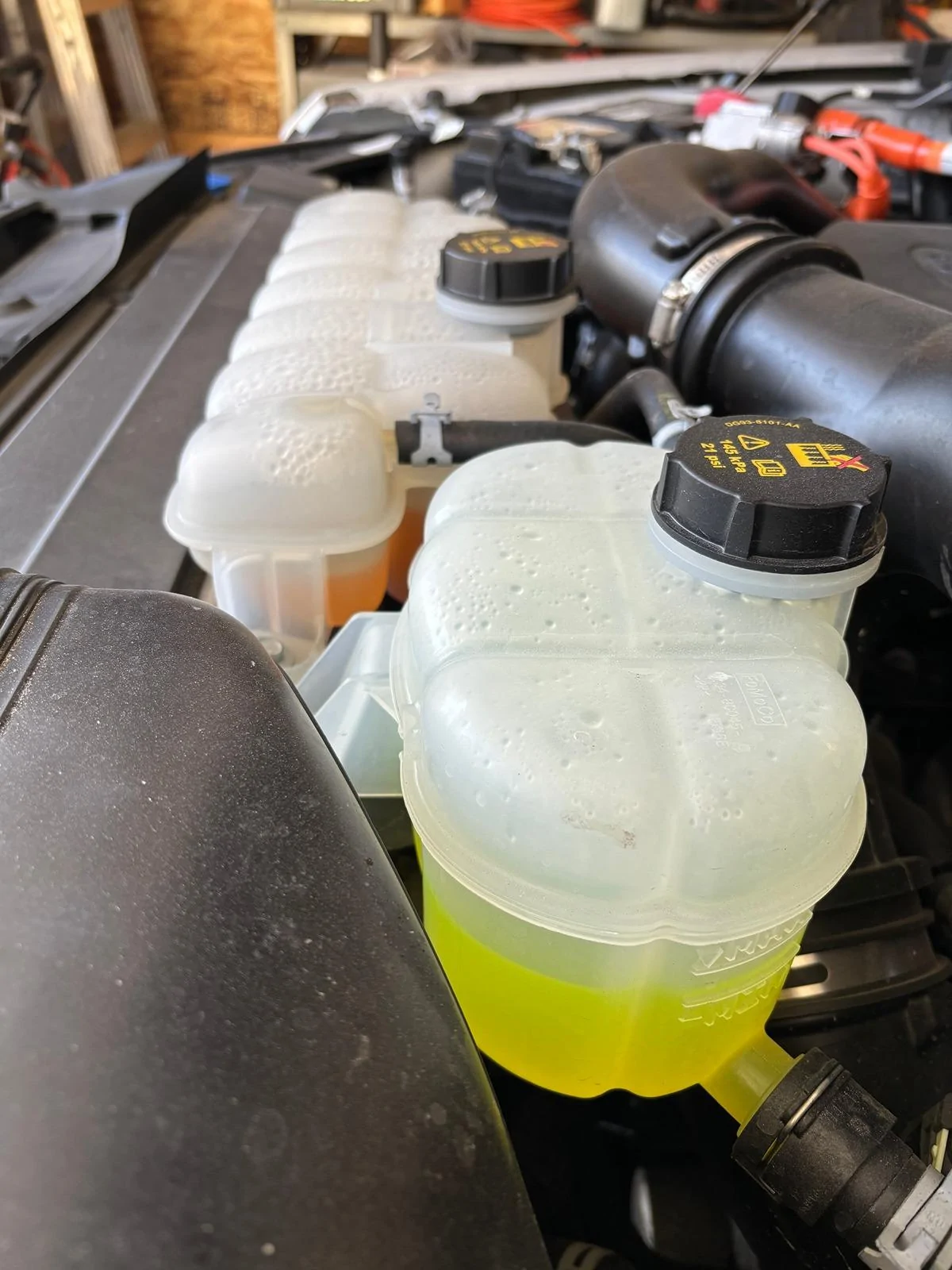 Ford F-150 Coolant low and changing color IMG_0663