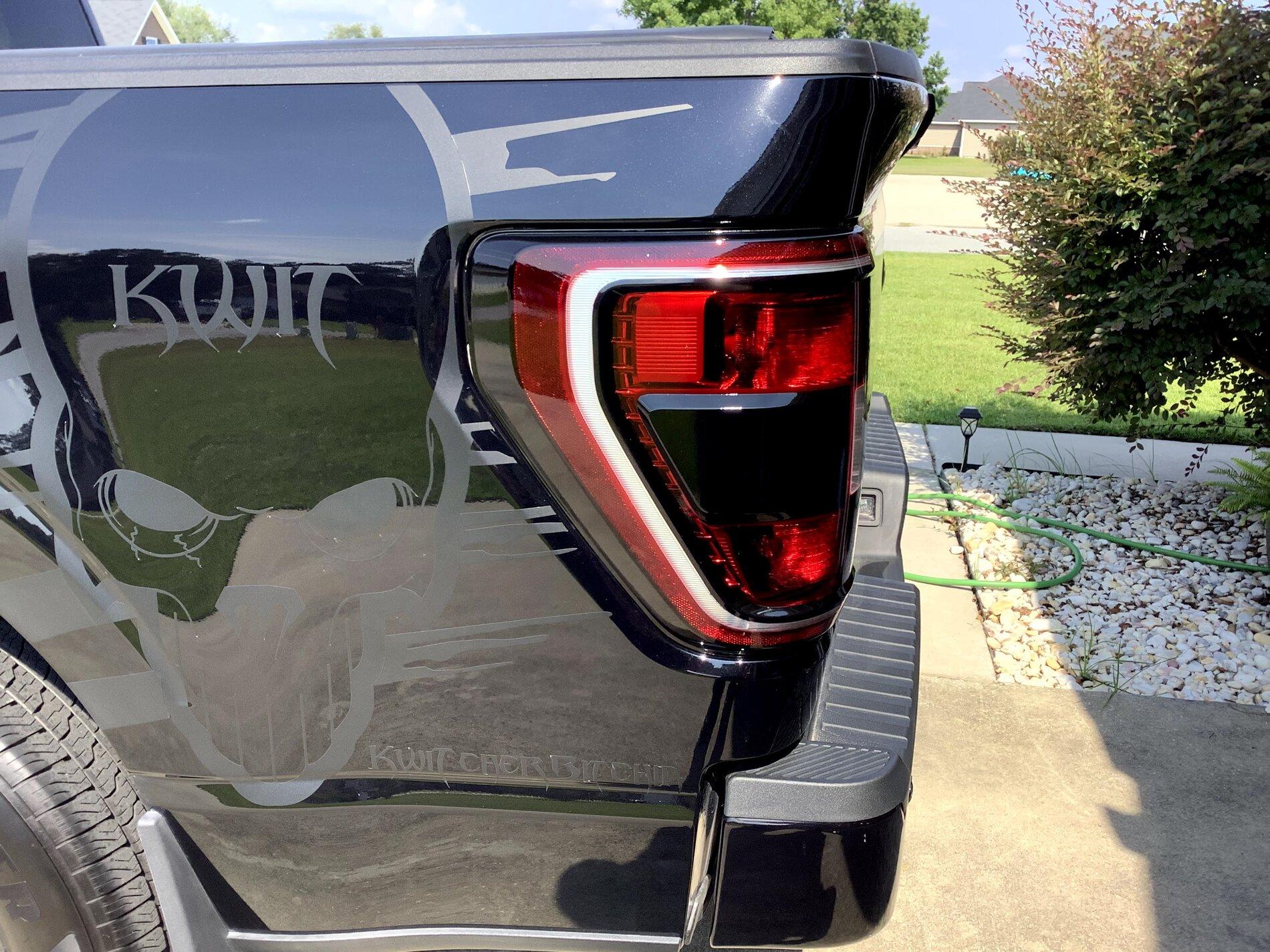 Ford F-150 Finally Airbrushed Taillights and Badges IMG_0673