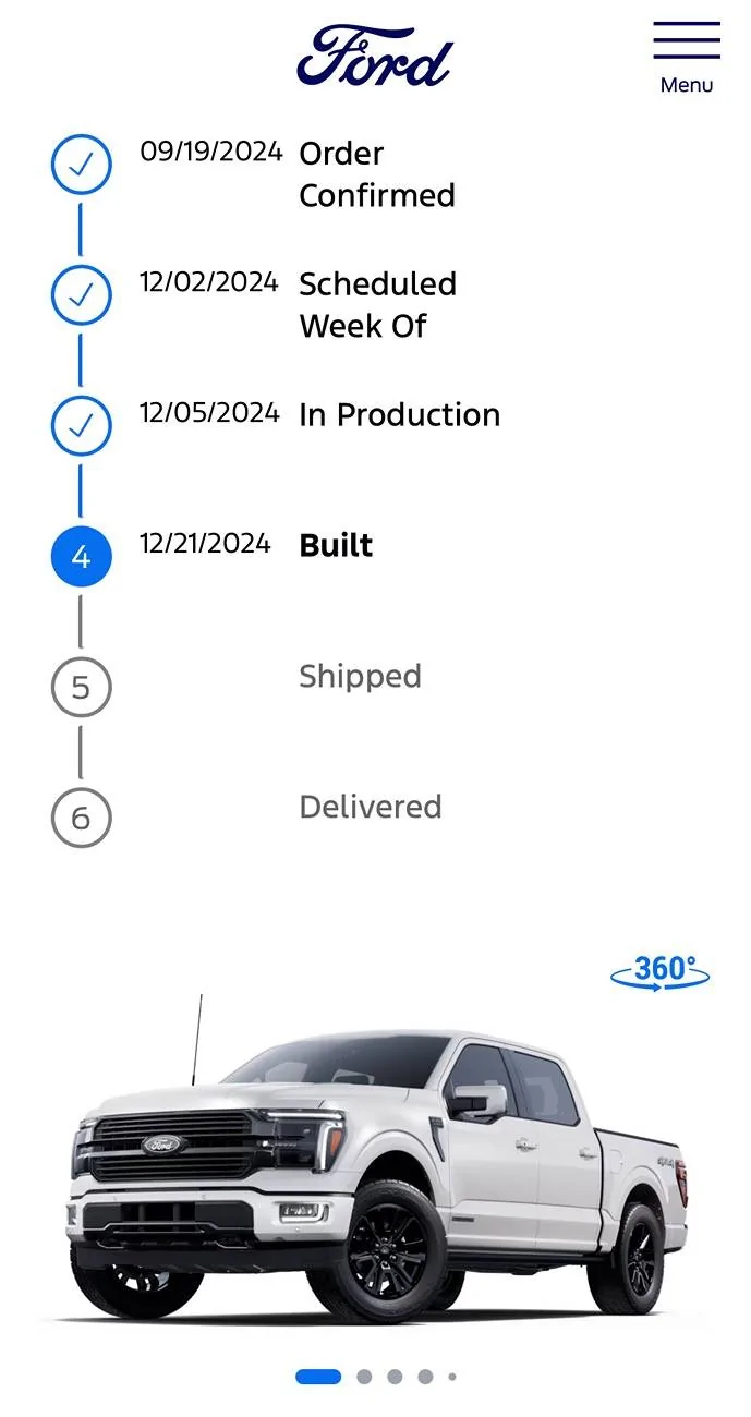 Ford F-150 2025 F-150 Scheduling This Week (10/24/24) for Production Weeks 11/18 - 12/9 IMG_0689
