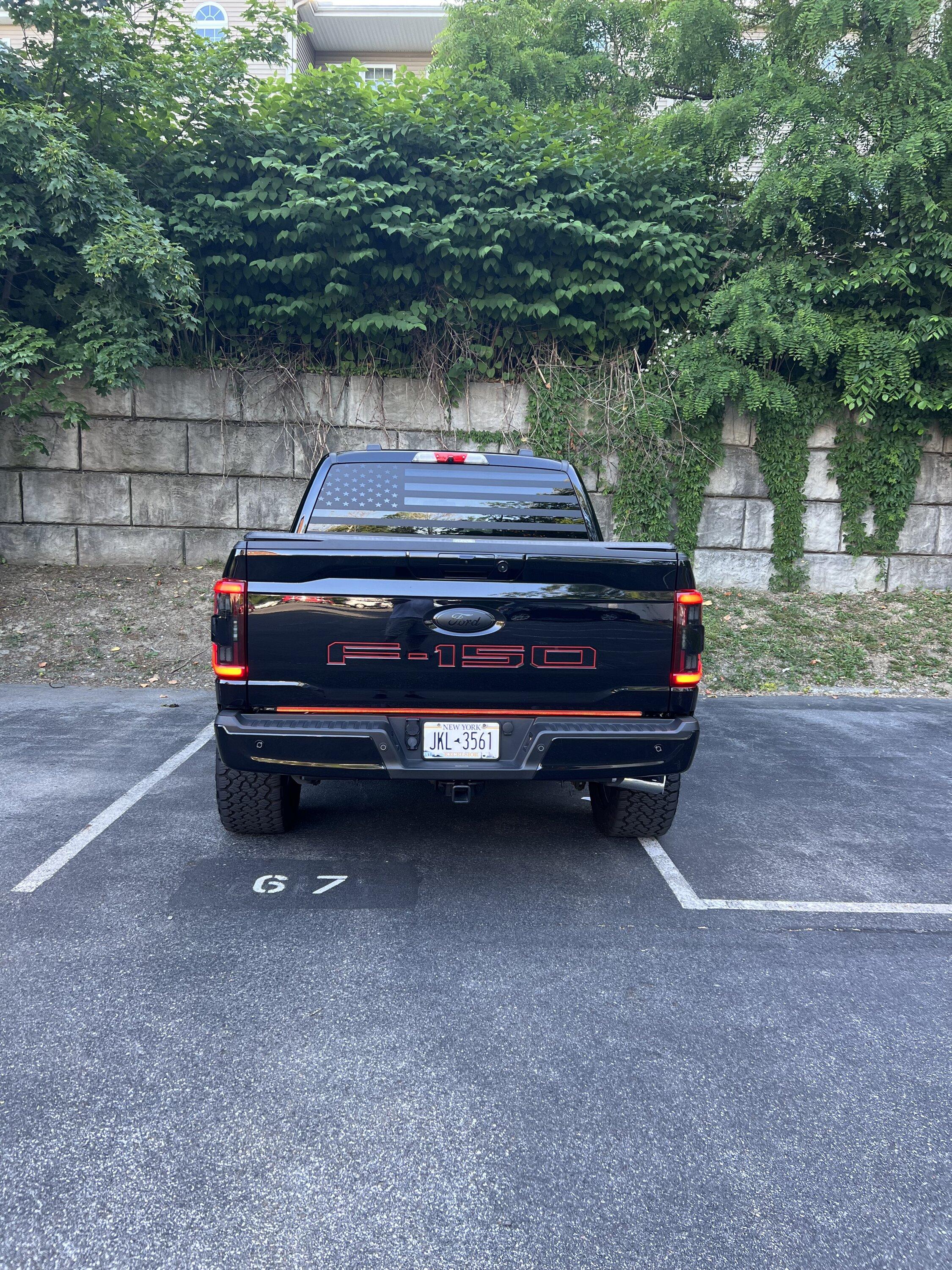 Ford F-150 Morimoto Red Tail Lights Installed IMG_0703