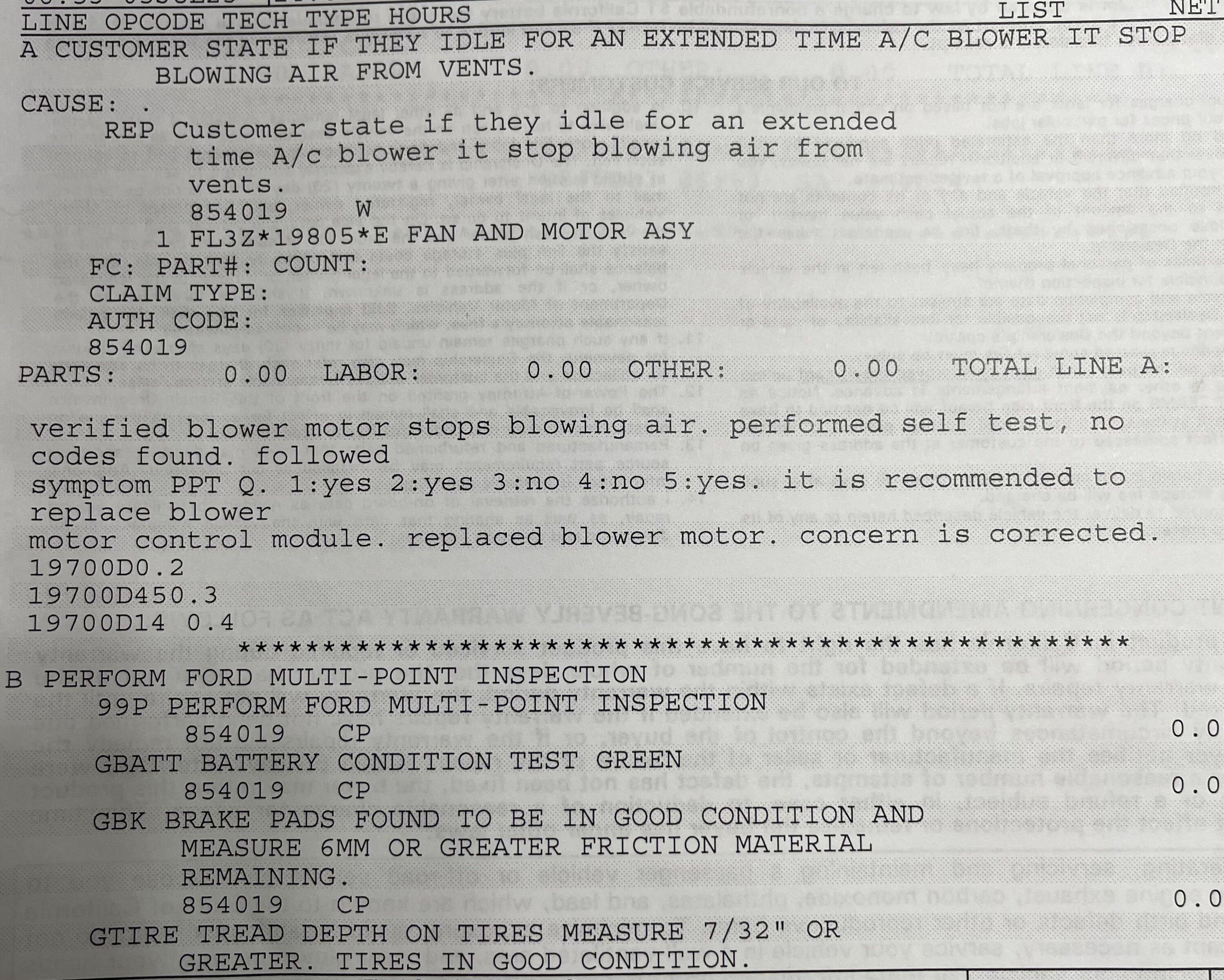 Ford F-150 AC problem on f150 2022 powerboost IMG_0774