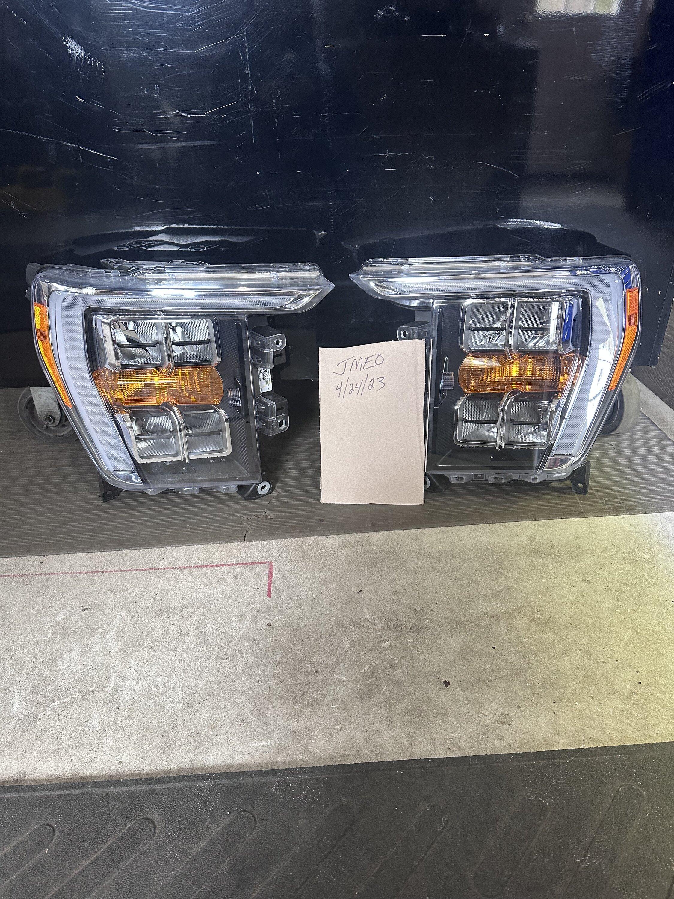 Ford F-150 2022 Lariat LED Headlights IMG_0862