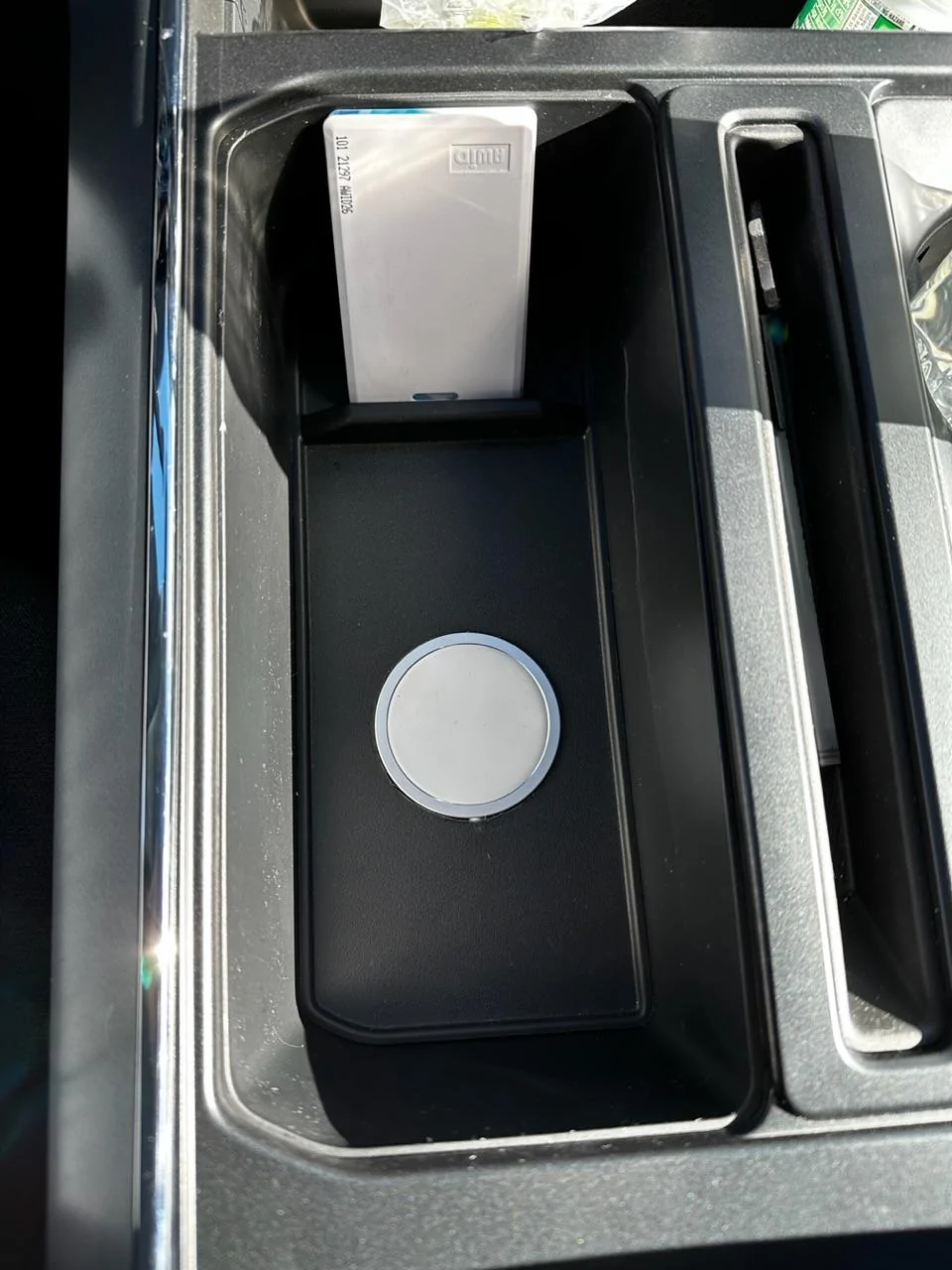Ford F-150 Custom made wireless charger IMG_0868
