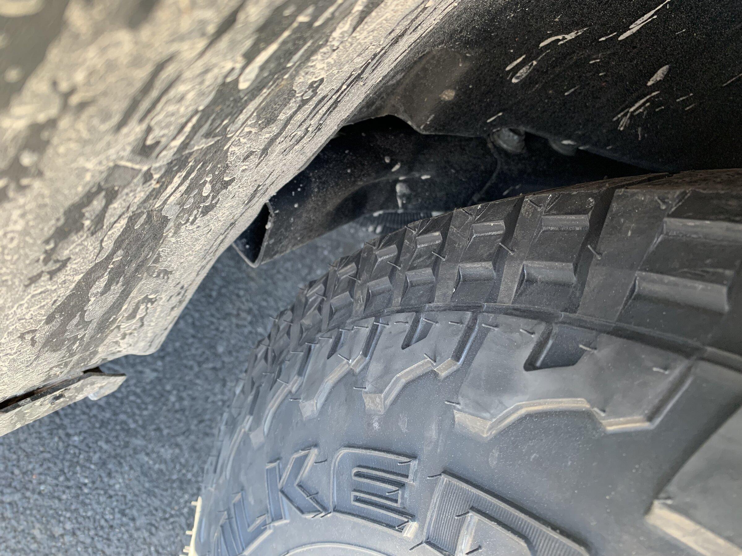 Ford F-150 Largest tires on stock 17" wheels IMG_0876