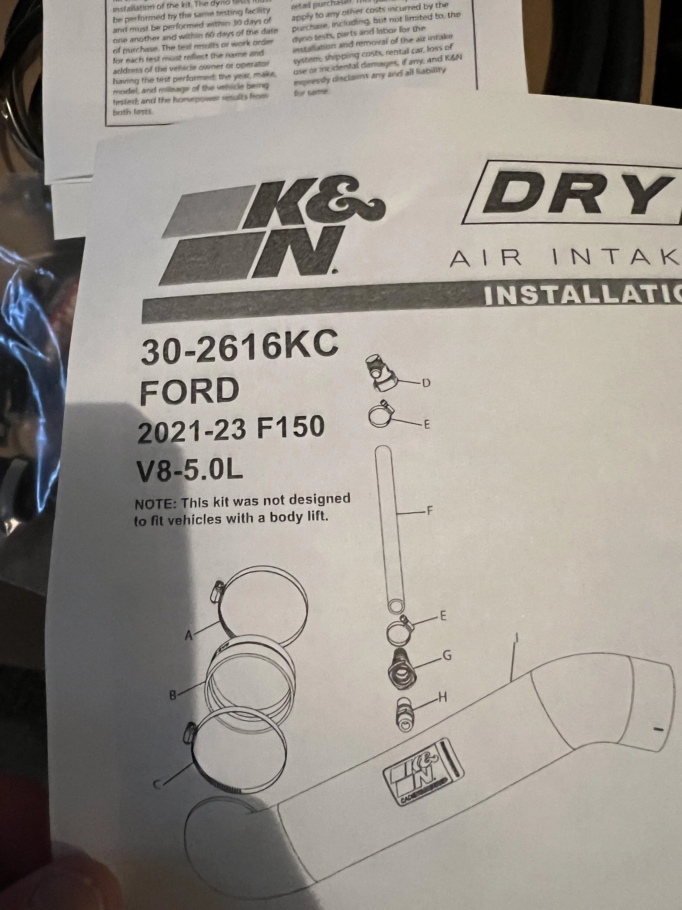 Ford F-150 K&N CAI issue IMG_0891