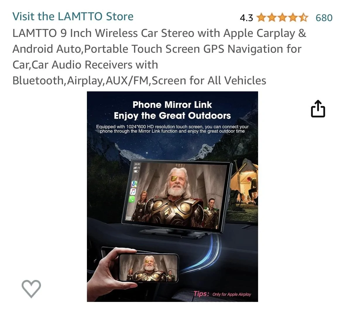 Ford F-150 Custom screen for Airplay IMG_0899