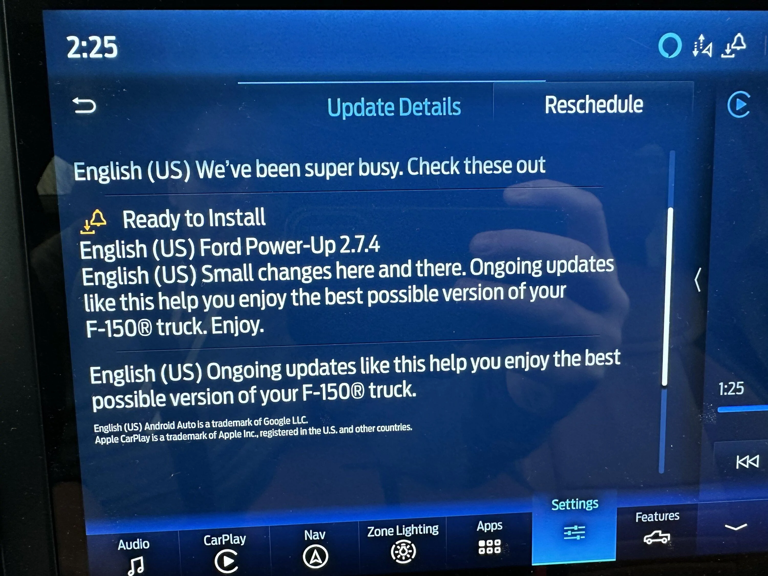 Ford F-150 6.4.0 Update IMG_0912