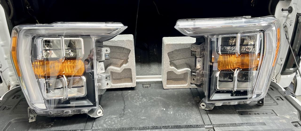 Ford F-150 2021 OEM LED Head Lights IMG_0922 Lar
