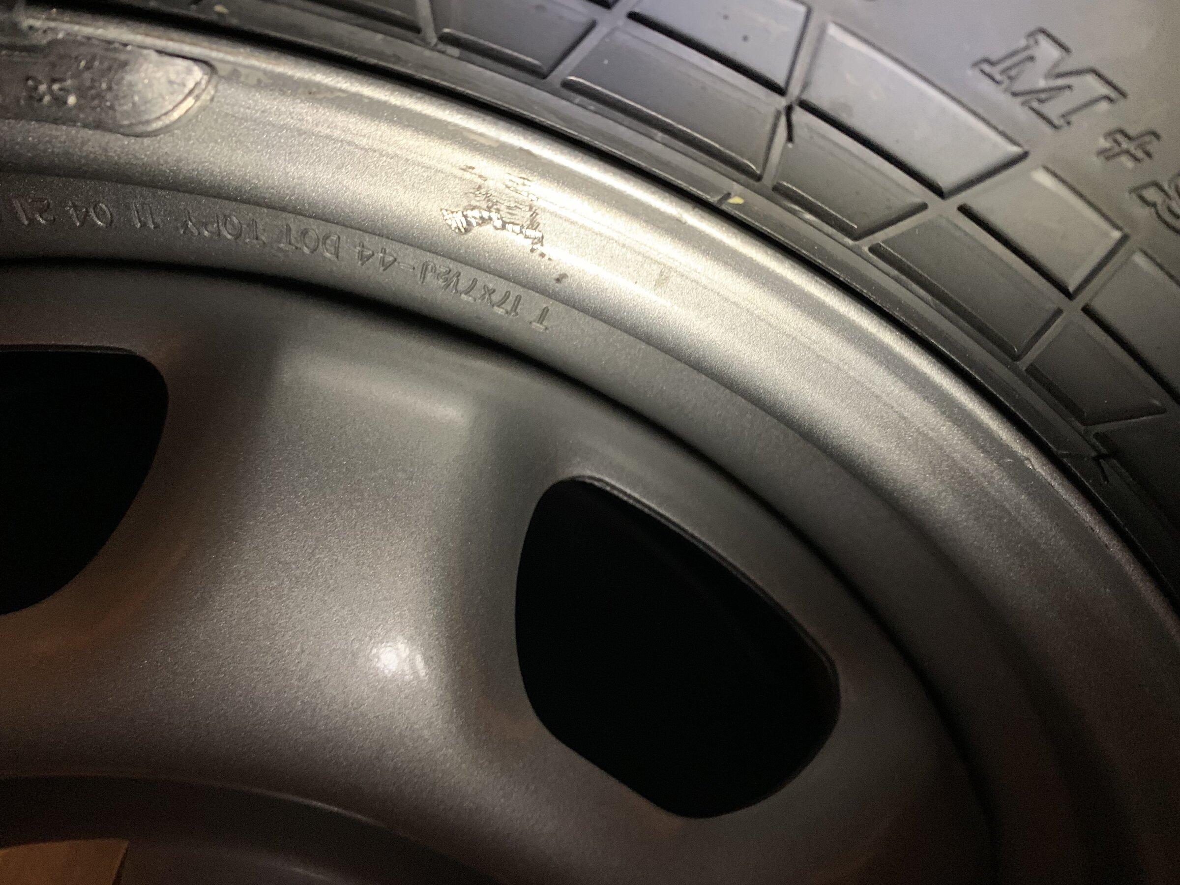 Ford F-150 Is this damage normal? Wheels damaged during tire install IMG_0930