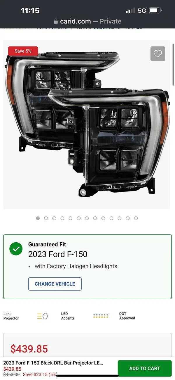 Ford F-150 2024 STX to XLT grille and headlights? IMG_0943