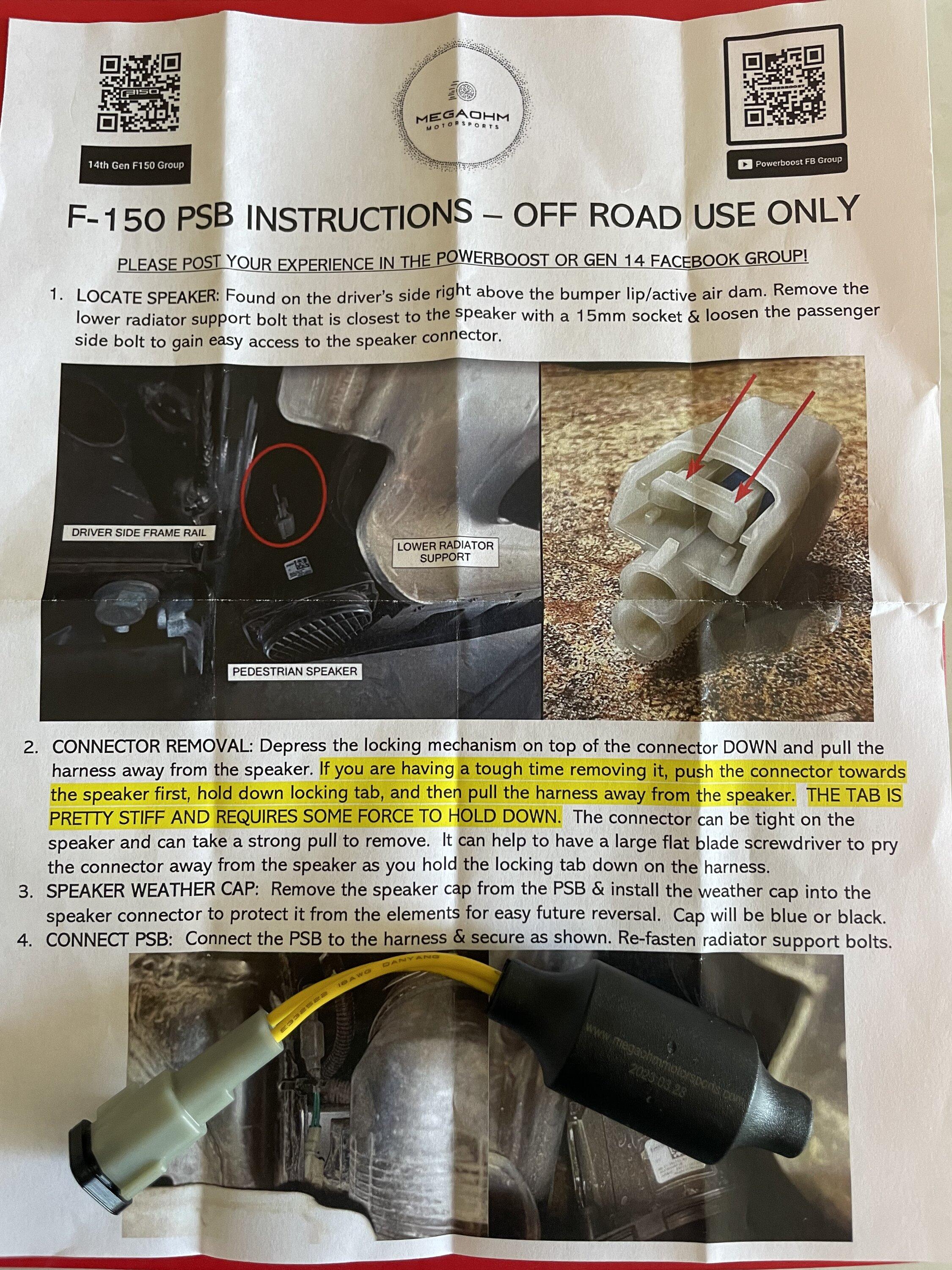 Ford F-150 MegaOhm Motorsports Backup Alarm Delete IMG_0954