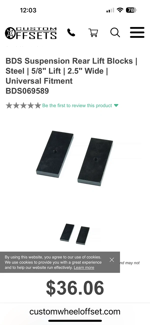Ford F-150 Fox 2” leveling kit not sitting how I want. IMG_0996