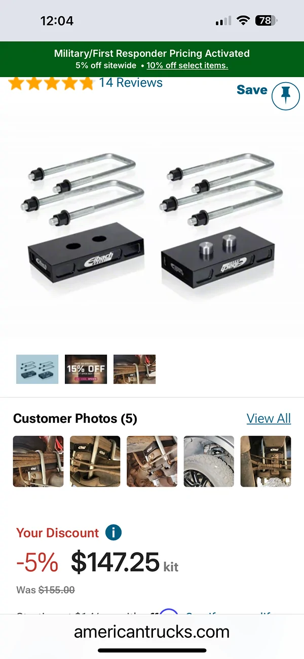 Ford F-150 Fox 2” leveling kit not sitting how I want. IMG_0998