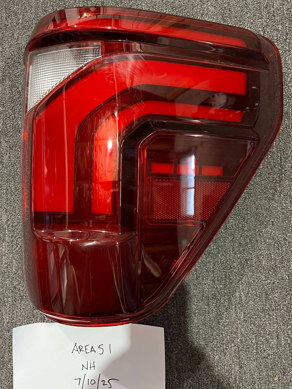 Ford F-150 2024-2025 LED tail light replica - passenger side IMG_1109