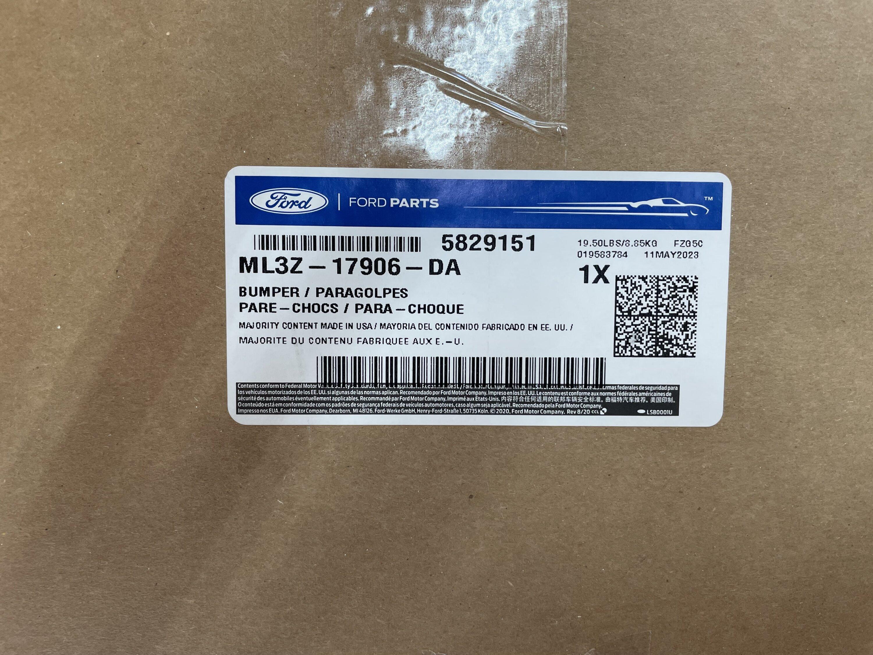 Ford F-150 Rear Bumper Face Bar (Chrome Right Side New) IMG_1139