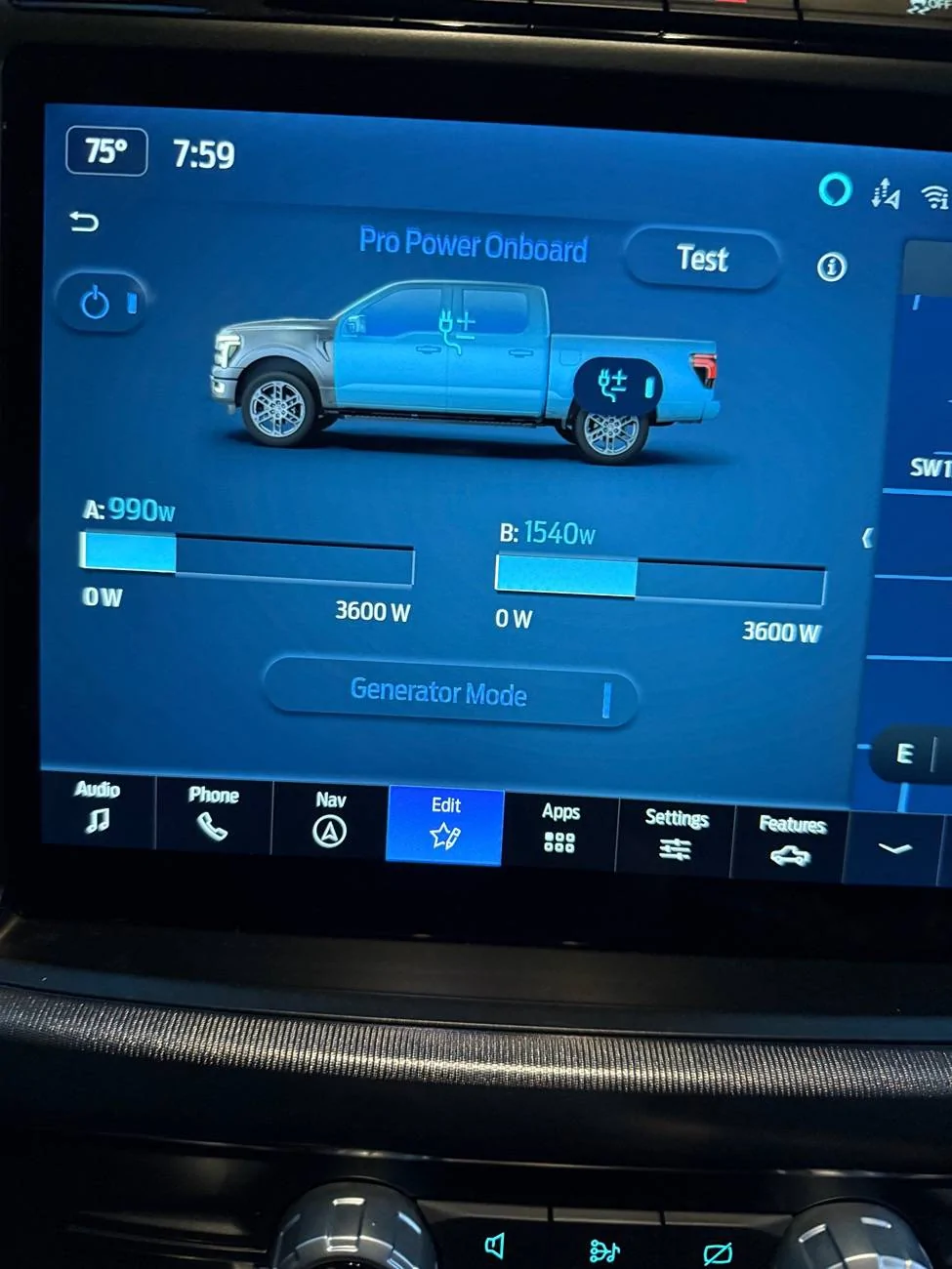 Ford F-150 Home AC on Generator-WORKS! IMG_1140