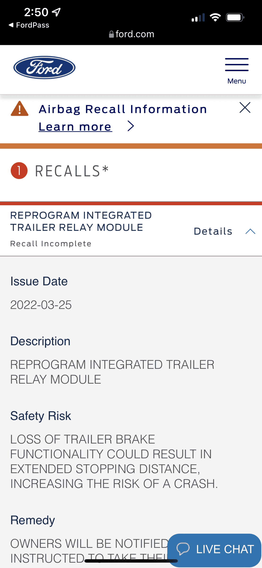 Ford F-150 Trailer brake not working IMG_1230.PNG