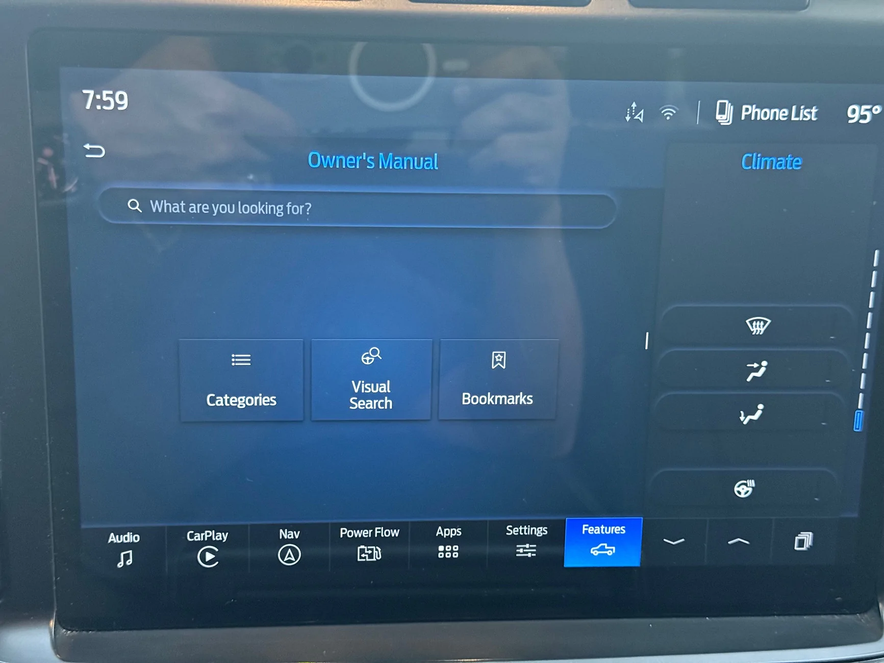 Ford F-150 SYNC 4 Digital Owners Manual not working? IMG_1237
